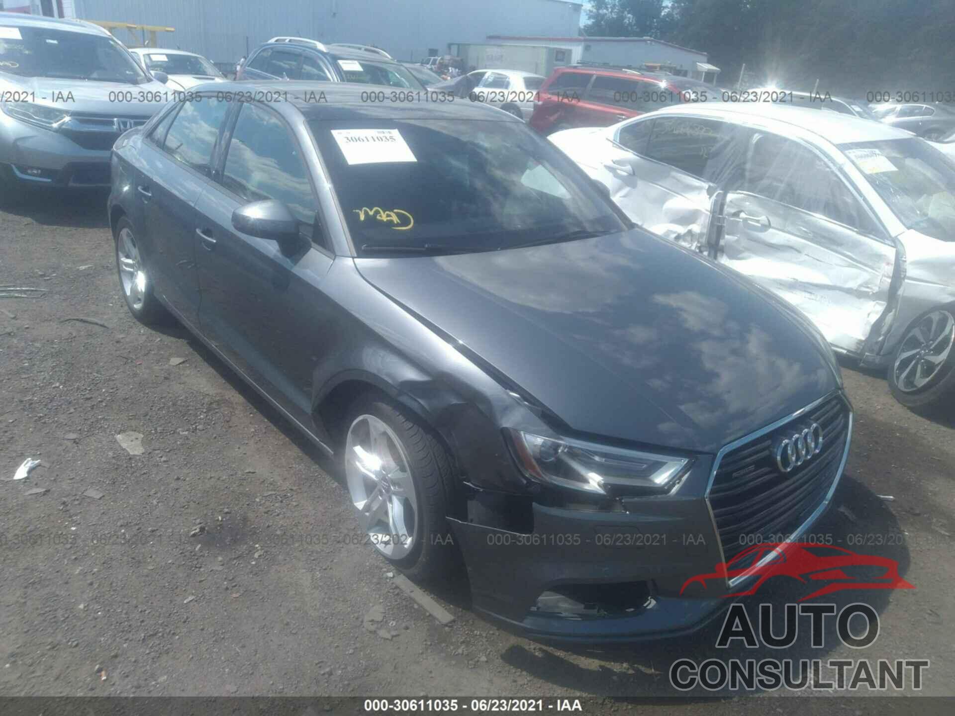 AUDI A3 SEDAN 2017 - WAUB8GFF5H1029387