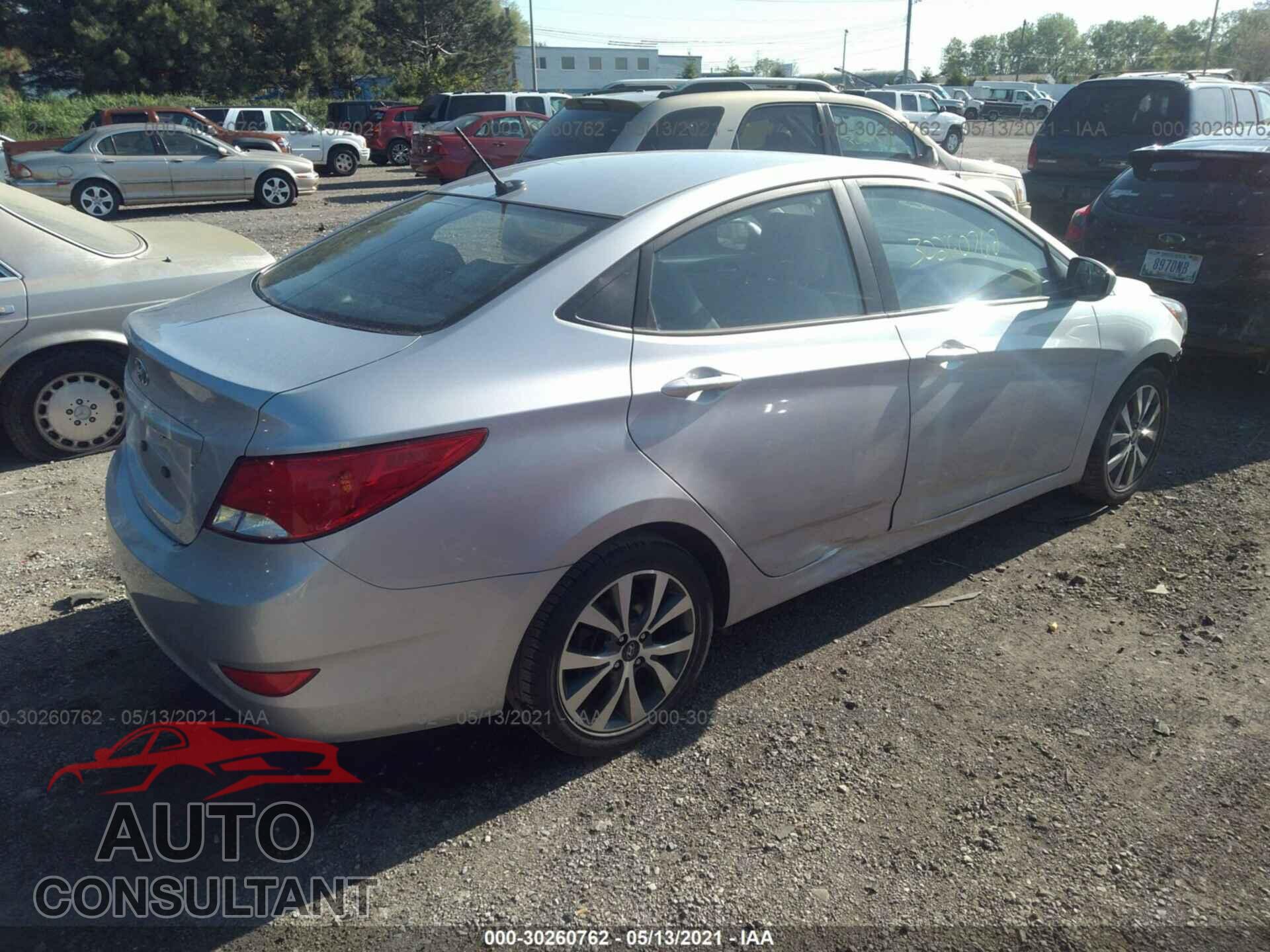 HYUNDAI ACCENT 2017 - KMHCT4AE1HU345253