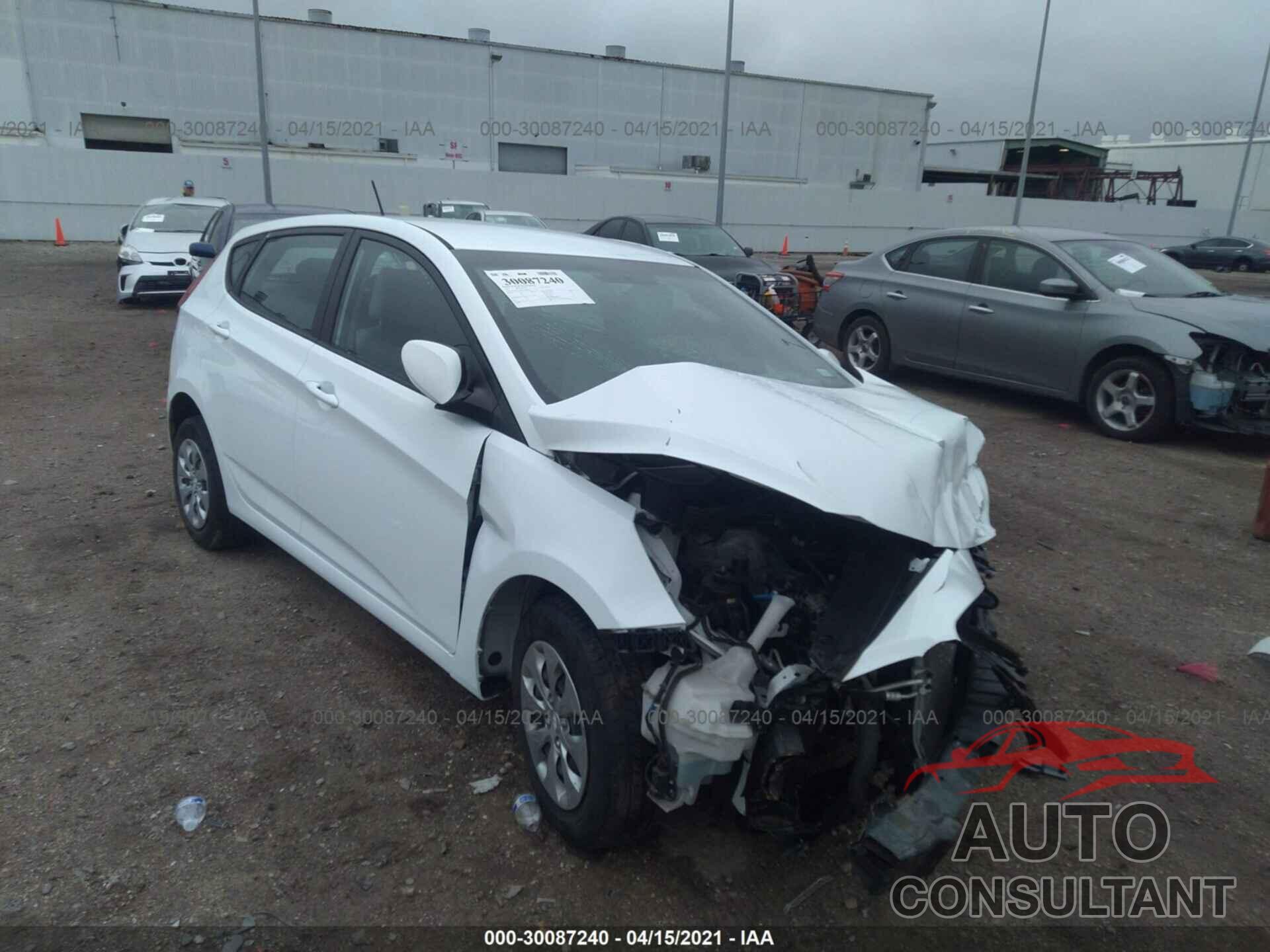 HYUNDAI ACCENT 2017 - KMHCT5AE0HU343094