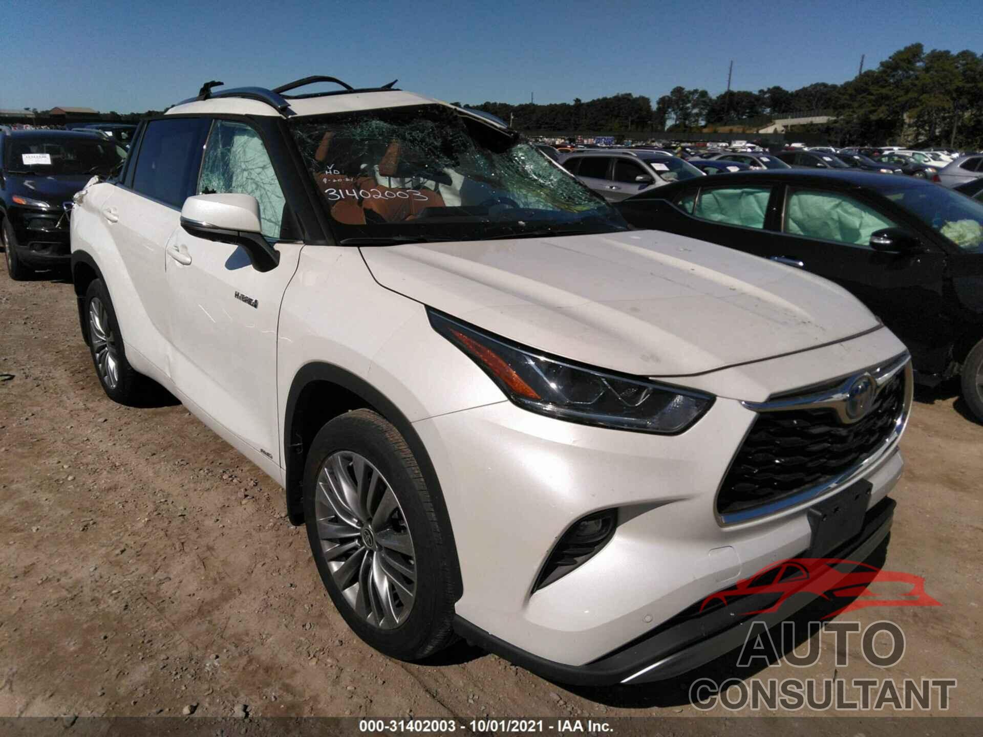 TOYOTA HIGHLANDER 2020 - 5TDEBRCH2LS006633