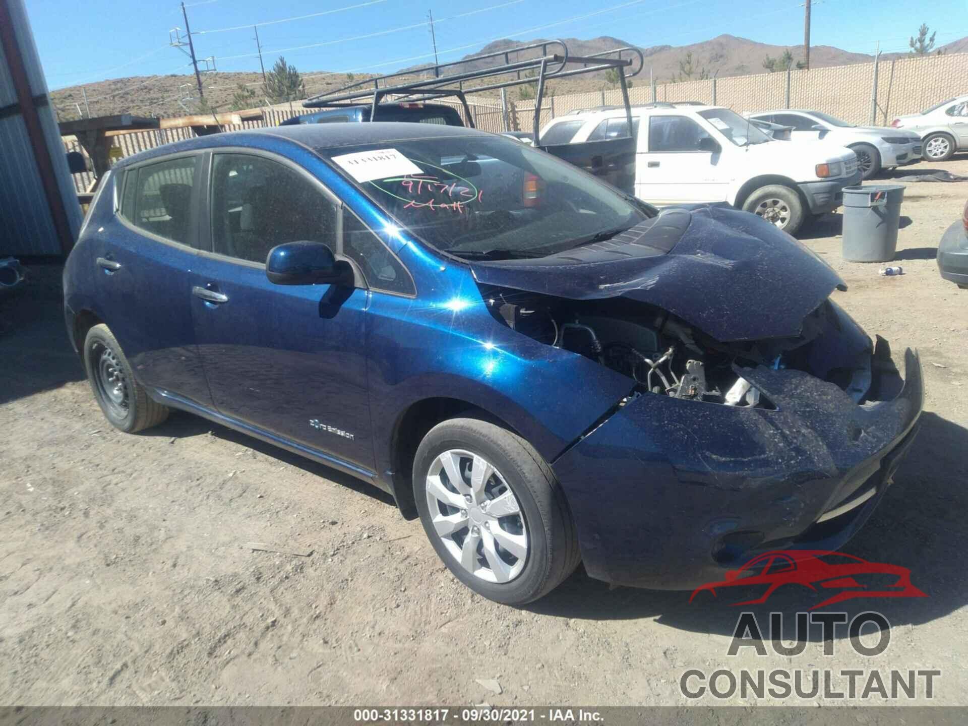 NISSAN LEAF 2017 - 1N4BZ0CPXHC305562