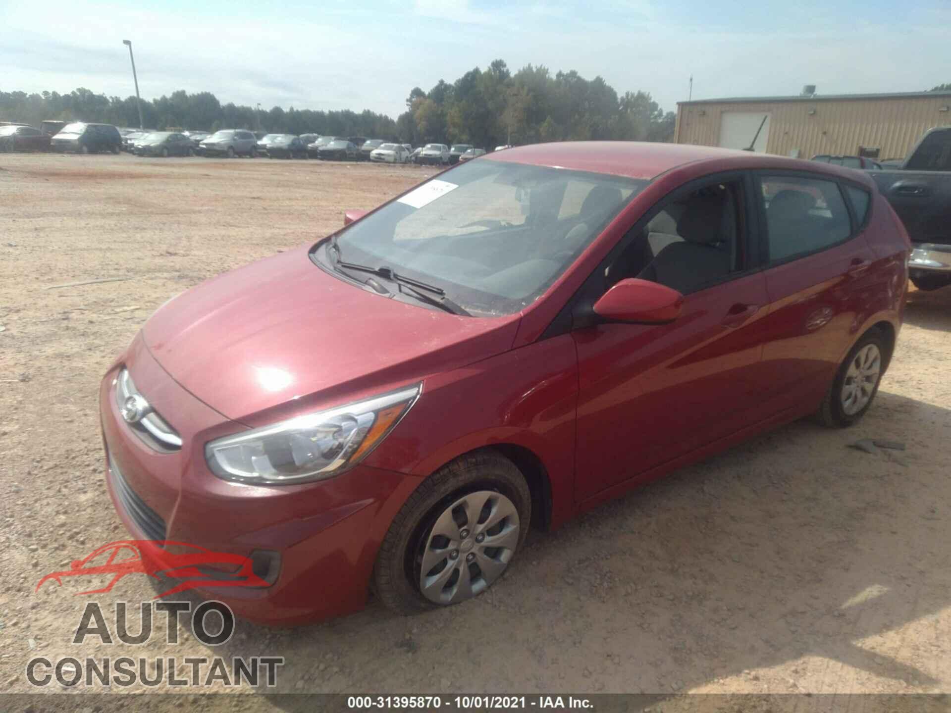 HYUNDAI ACCENT 2017 - KMHCT5AE6HU320080
