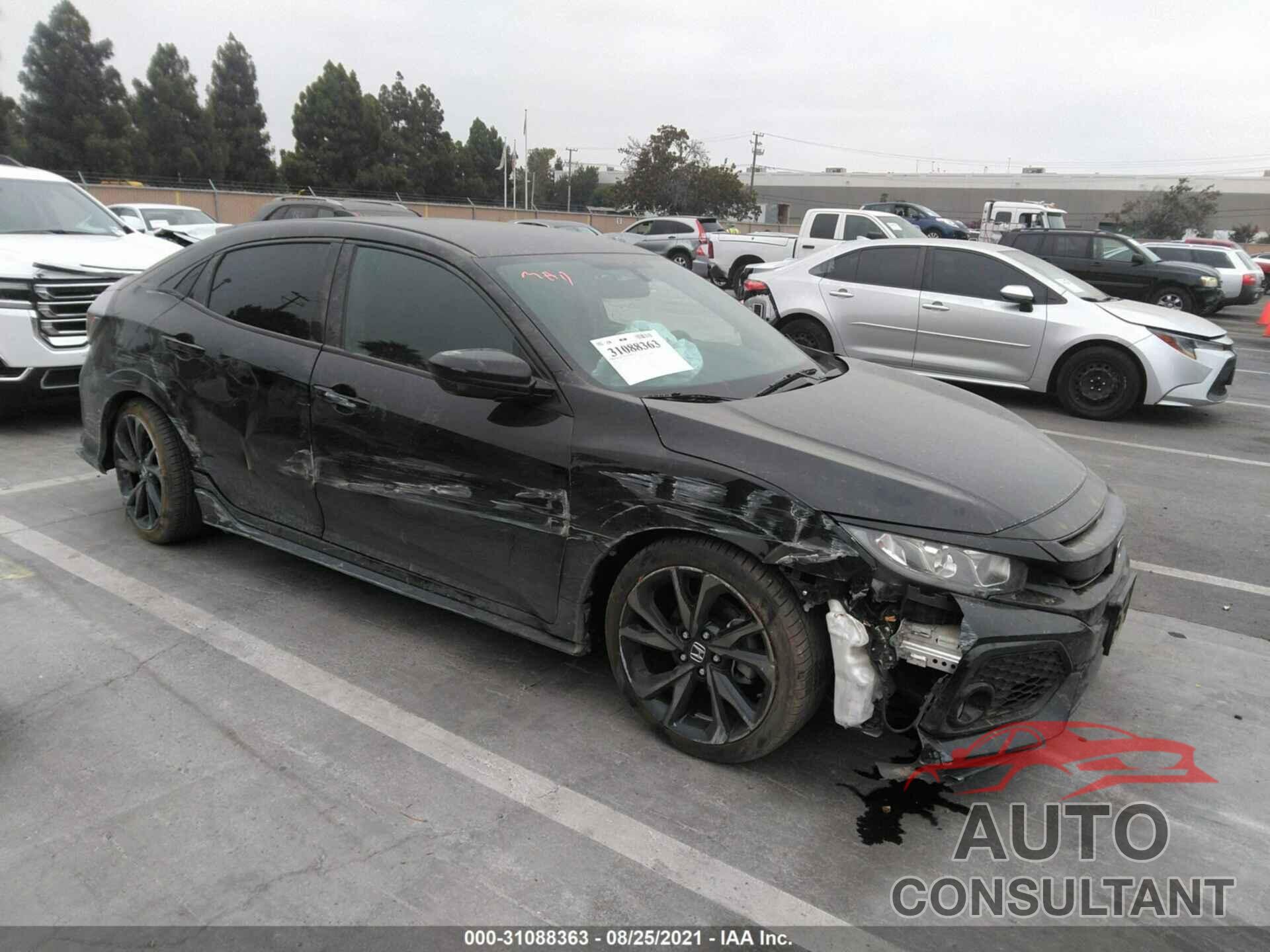 HONDA CIVIC HATCHBACK 2018 - SHHFK7H43JU419501