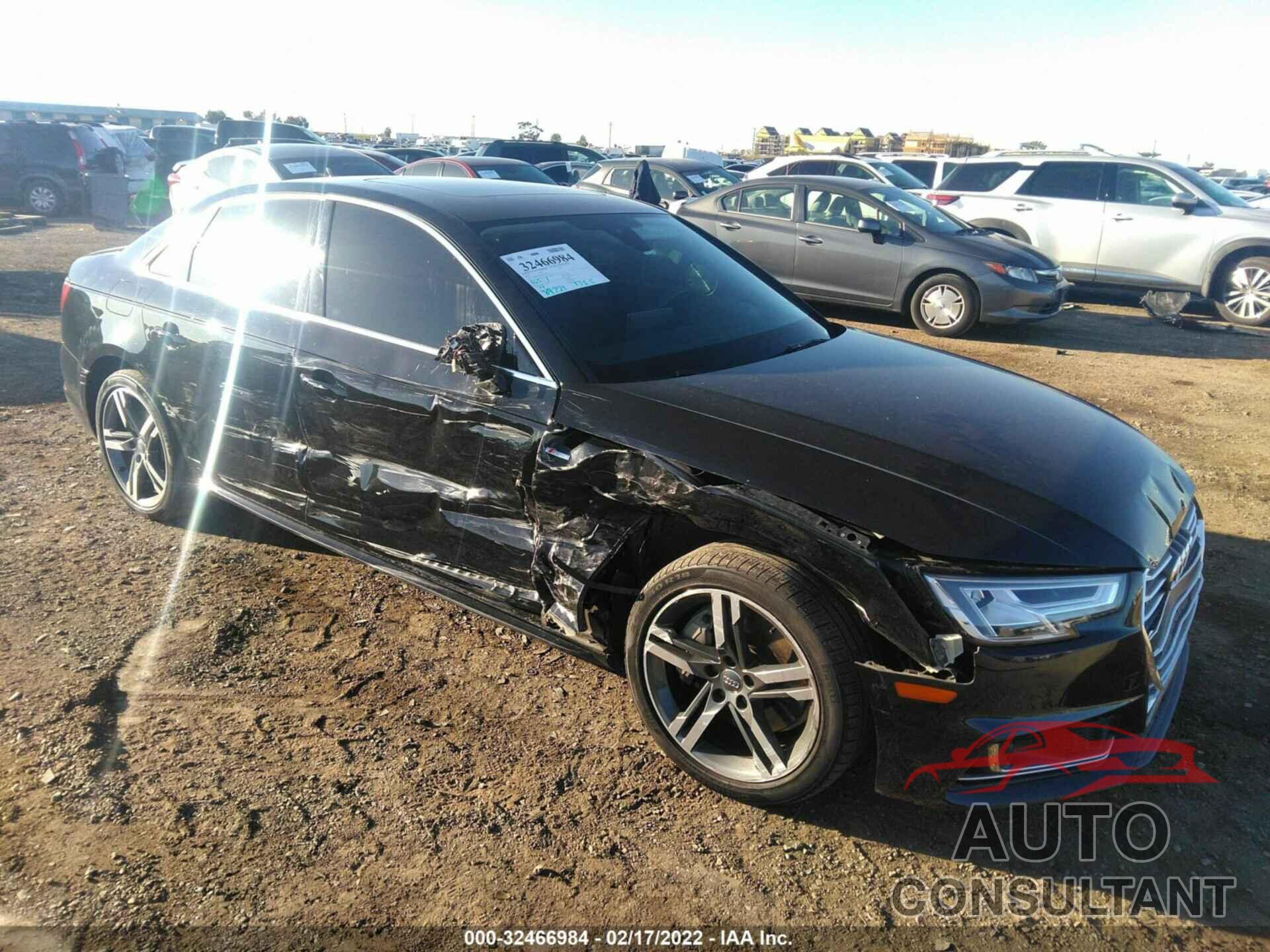 AUDI A4 2017 - WAUFNAF48HN055500