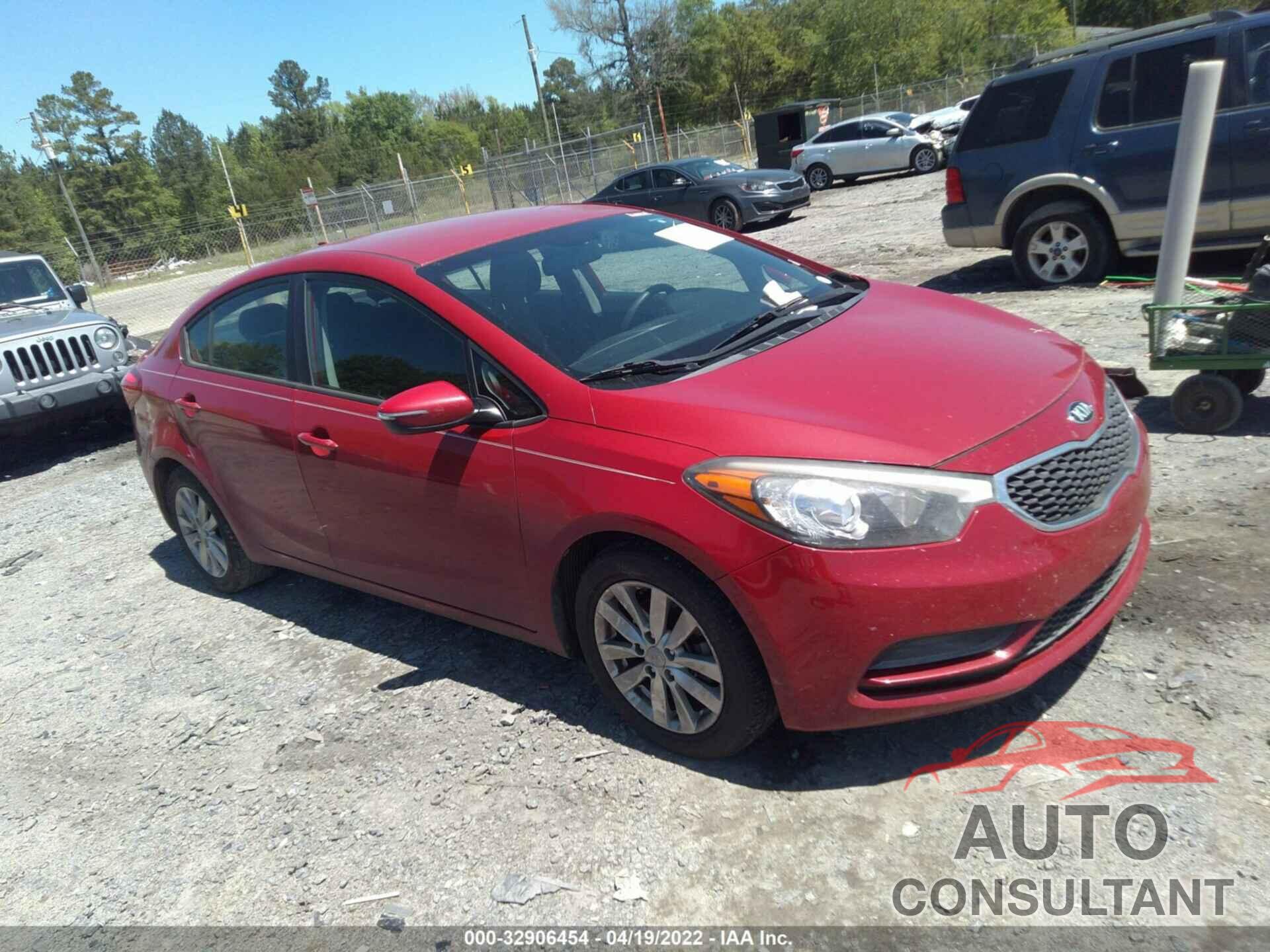 KIA FORTE 2016 - KNAFX4A67G5460878