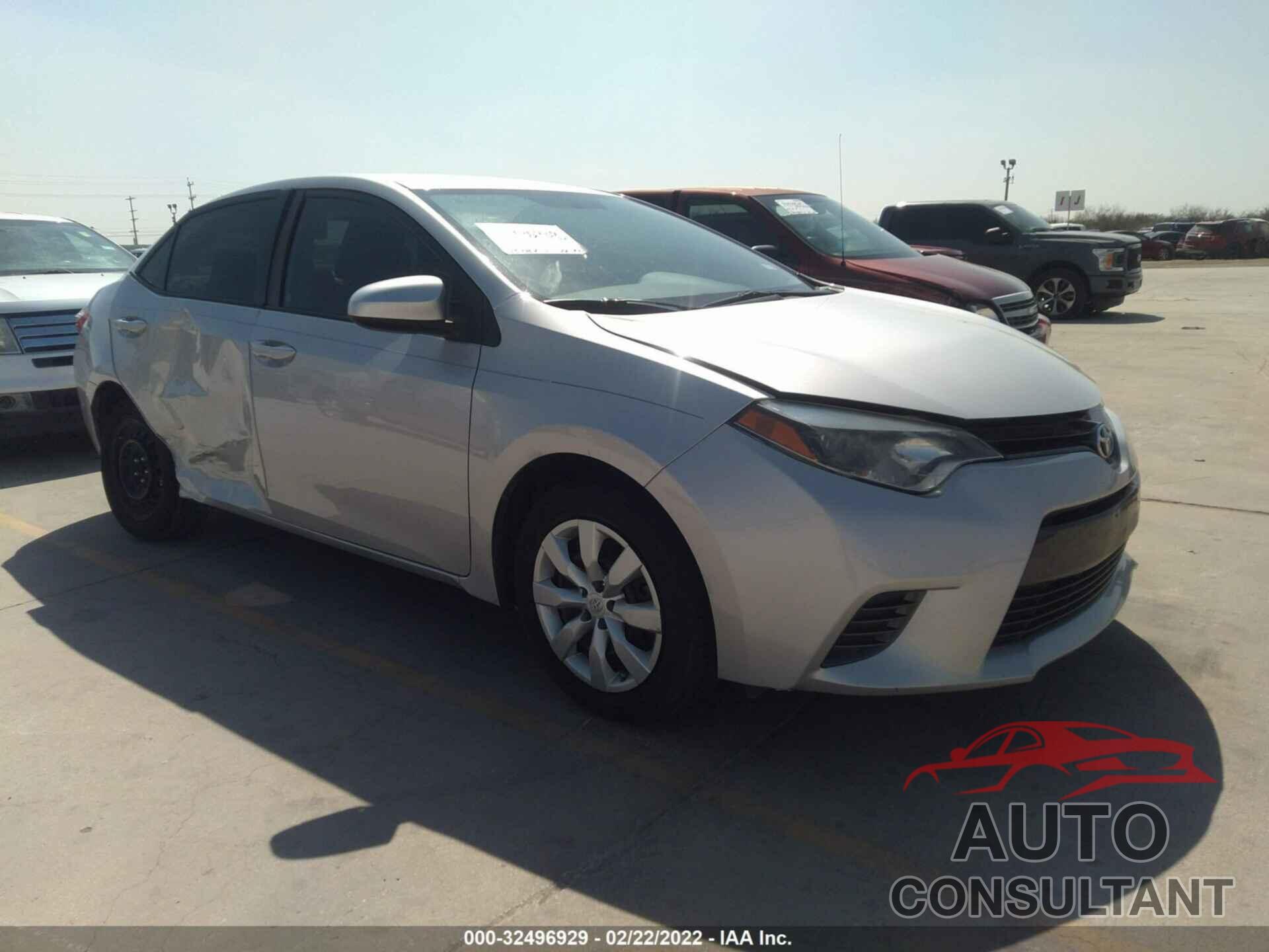 TOYOTA COROLLA 2016 - 5YFBURHE8GP535515