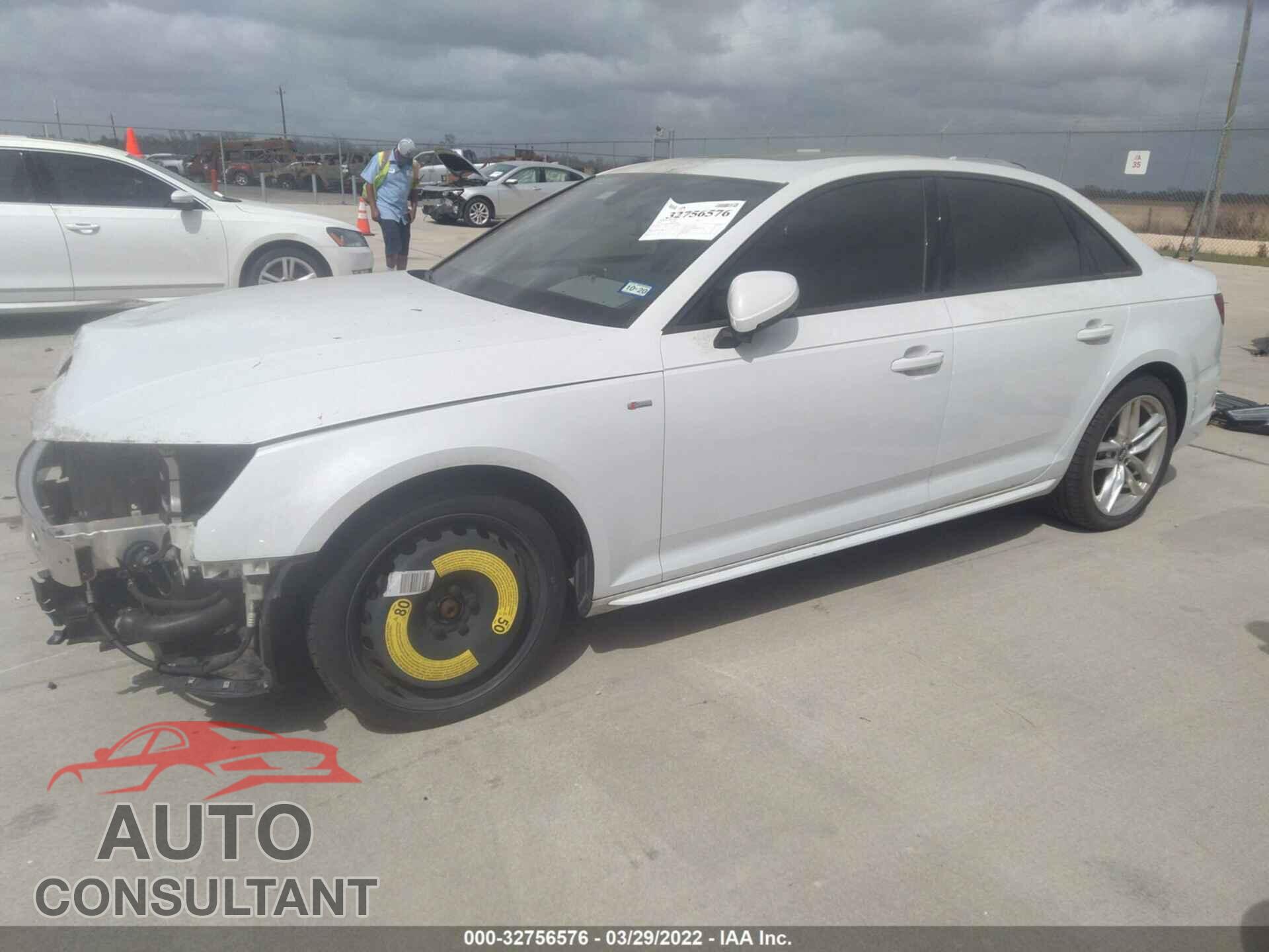 AUDI A4 2017 - WAUKMAF44HN058704