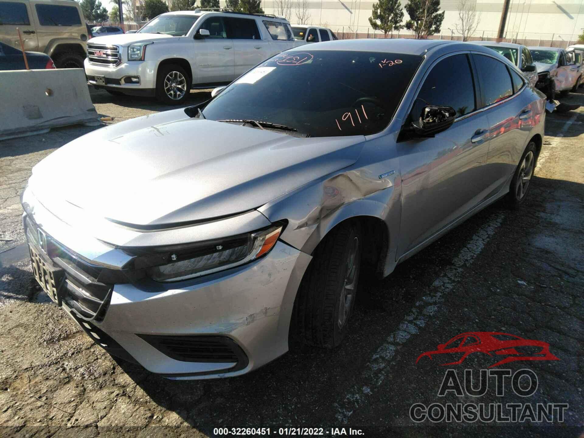 HONDA INSIGHT 2019 - 19XZE4F19KE021911