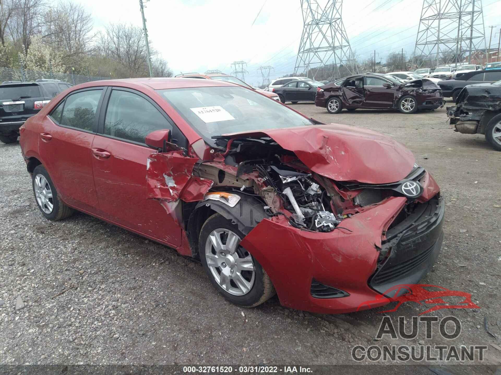 TOYOTA COROLLA 2018 - 2T1BURHE1JC051919