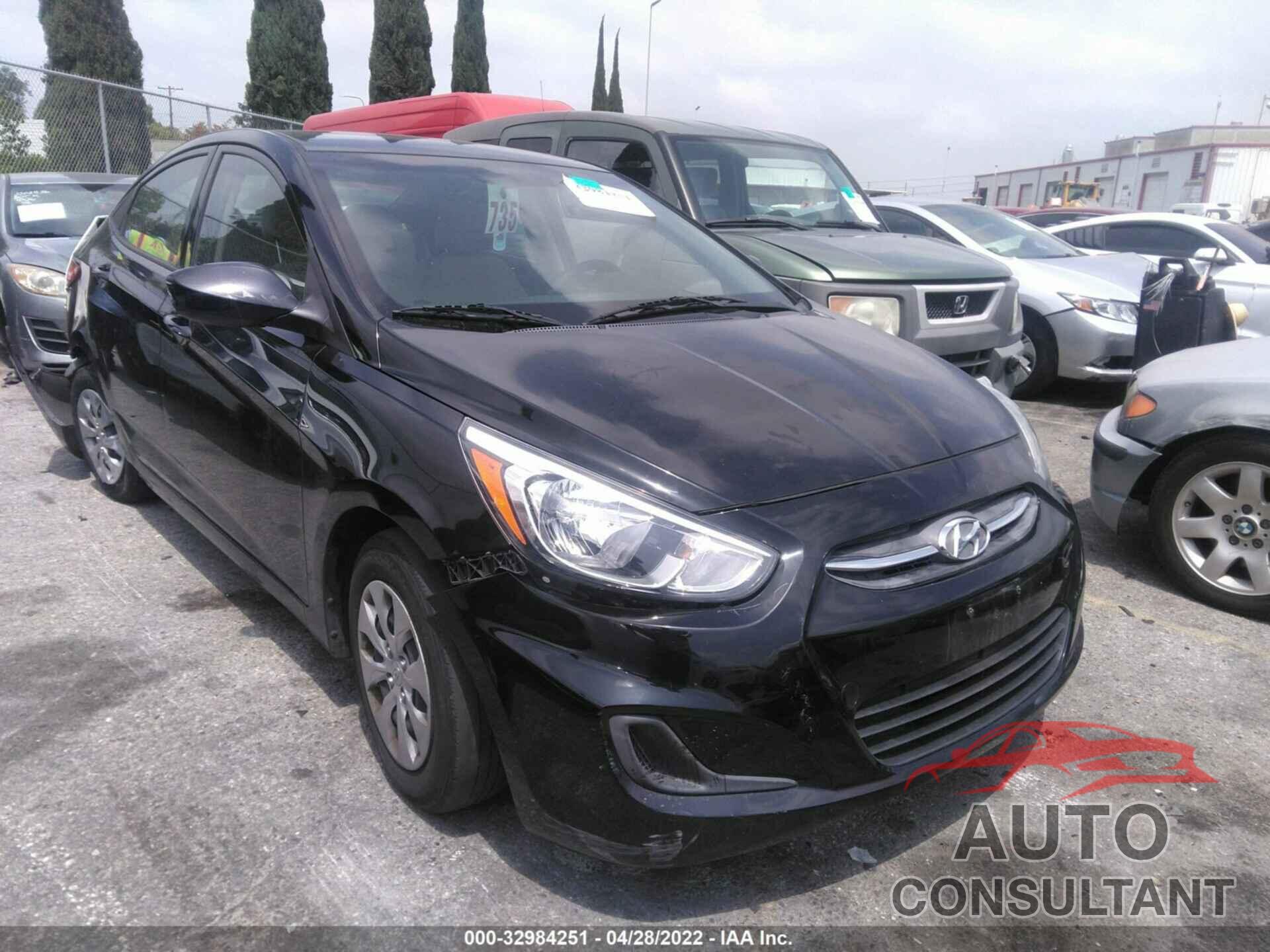 HYUNDAI ACCENT 2017 - KMHCT4AE8HU378086