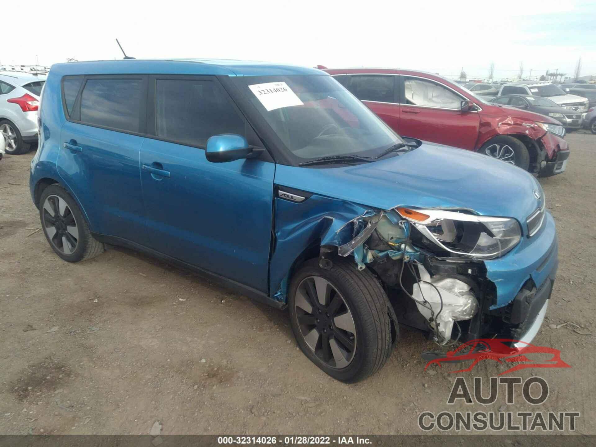 KIA SOUL 2017 - KNDJP3A54H7456792