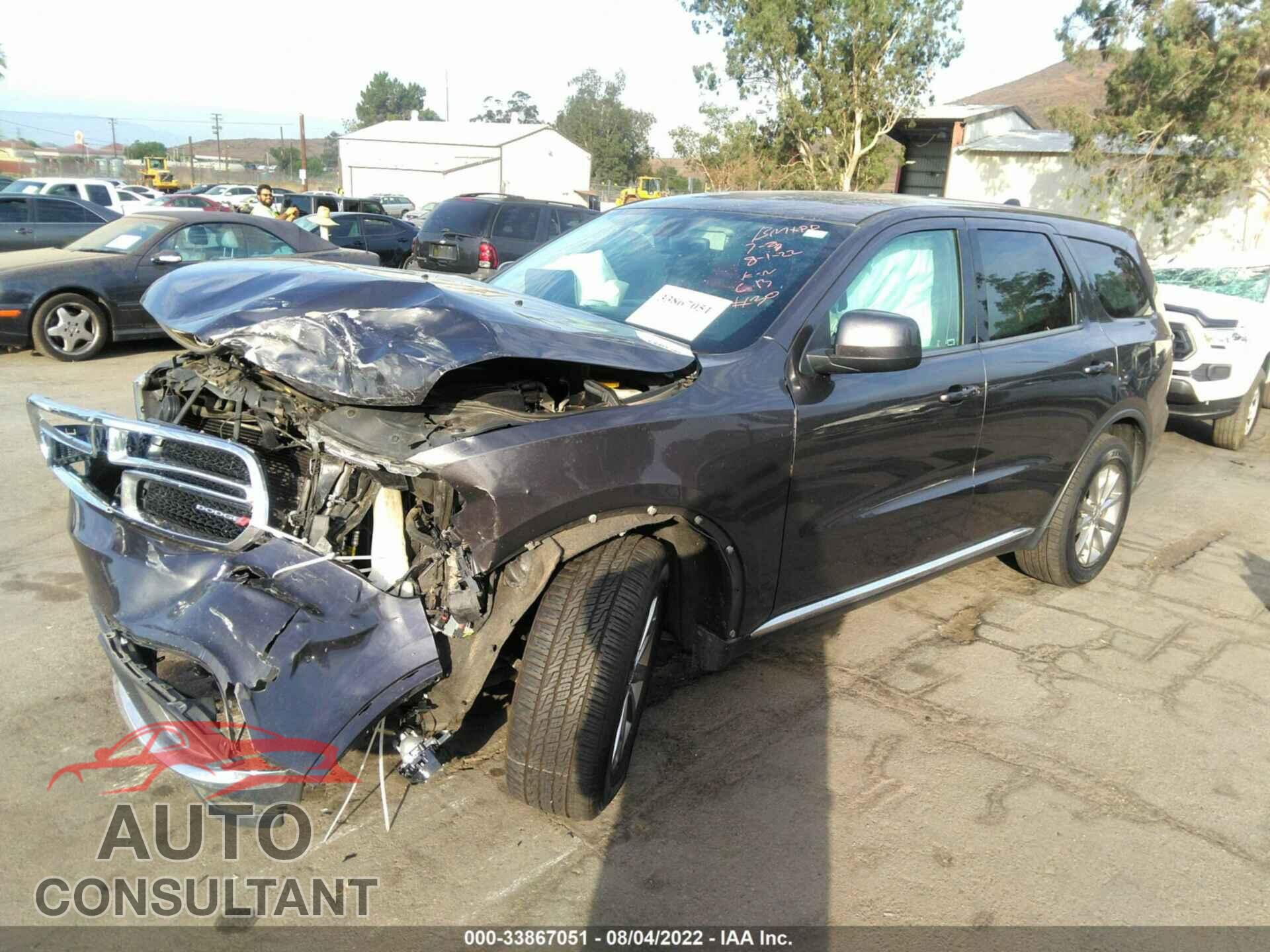 DODGE DURANGO 2017 - 1C4RDHAG7HC936200