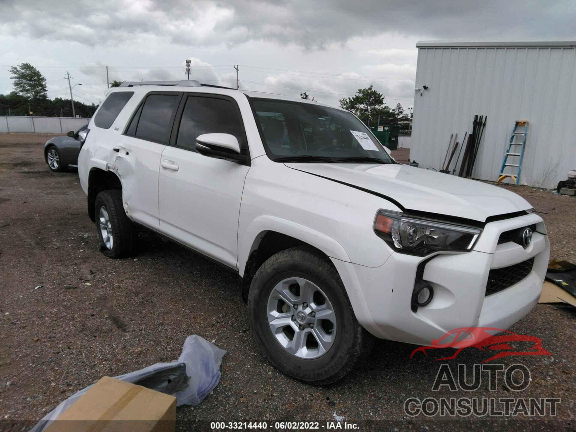 TOYOTA 4RUNNER 2017 - JTEBU5JR3H5447987