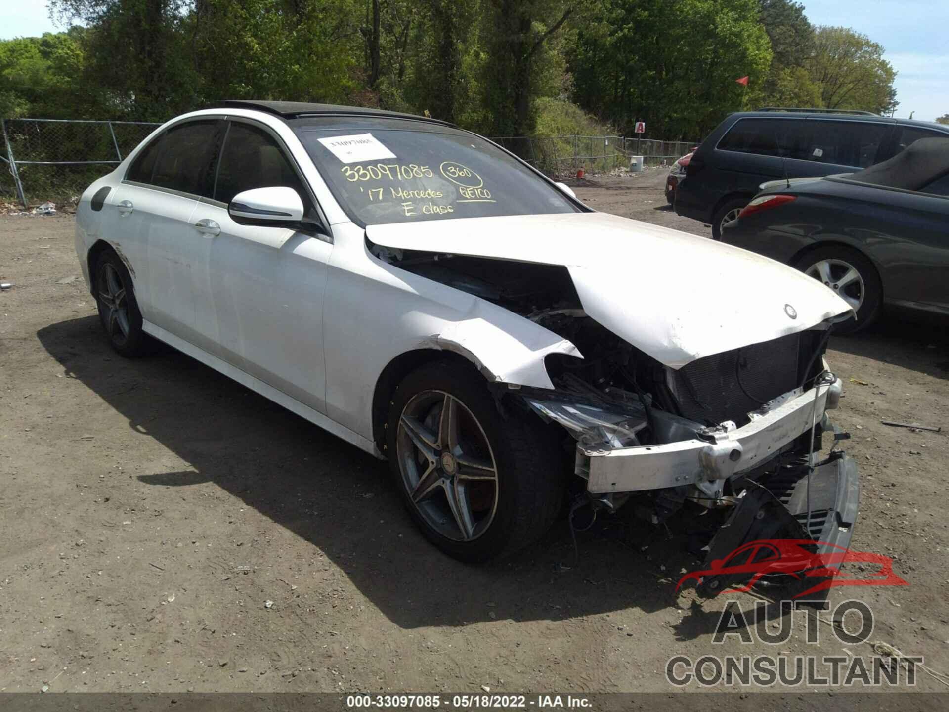 MERCEDES-BENZ E-CLASS 2017 - WDDZF4KB0HA038142