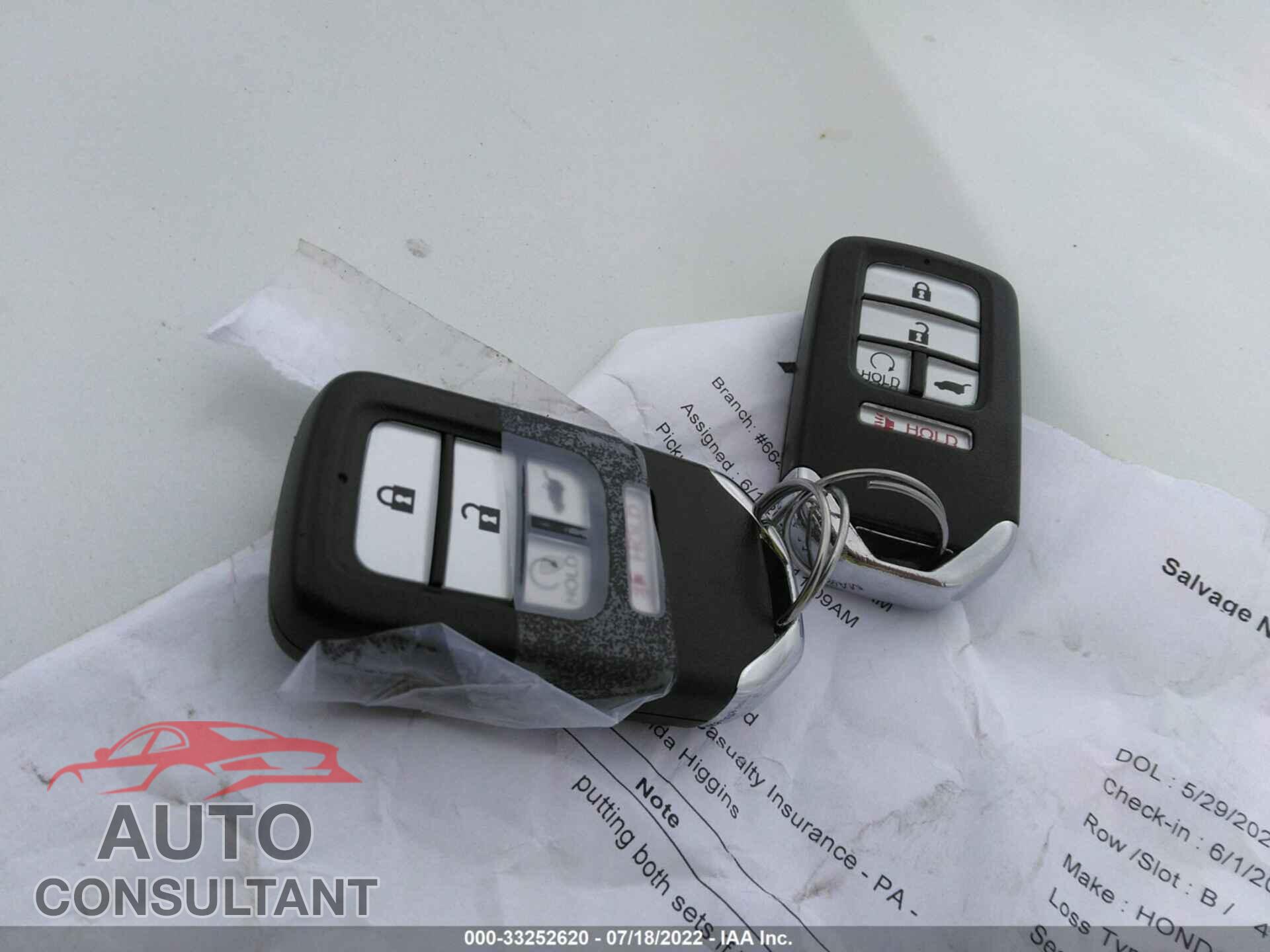 HONDA CR-V 2019 - 7FARW2H55KE050788