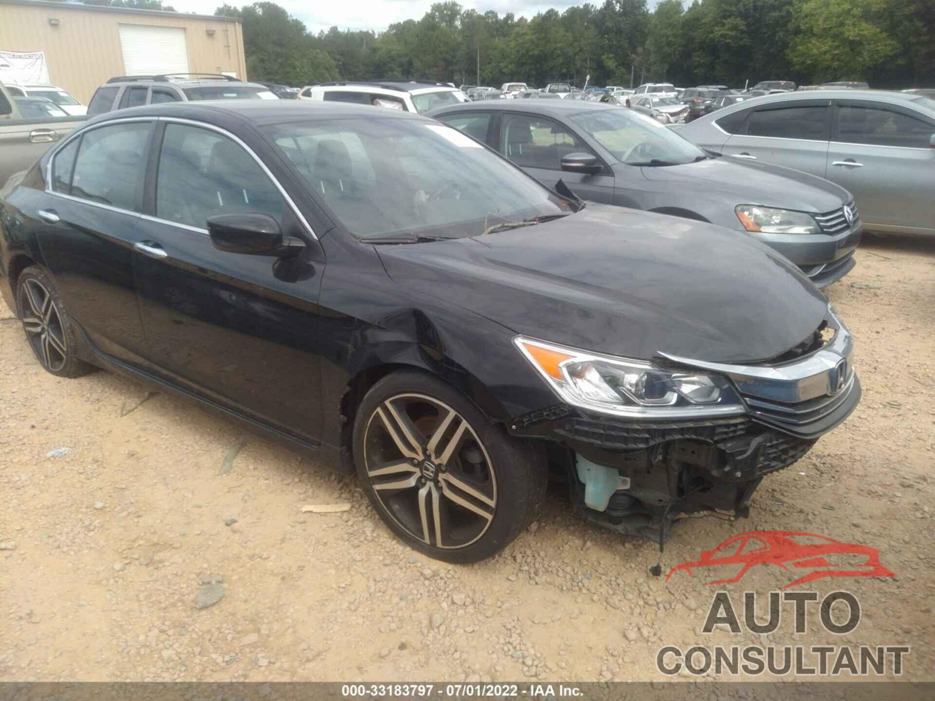 HONDA ACCORD SEDAN 2016 - 1HGCR2F56GA077706