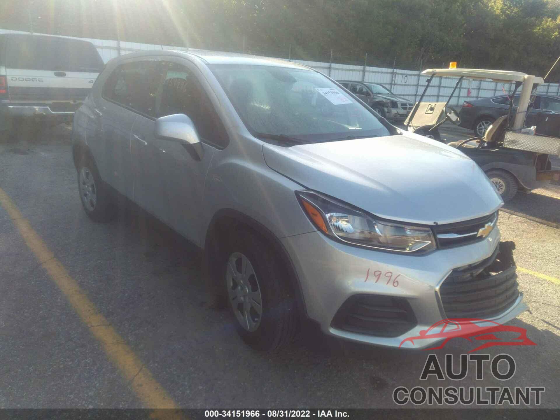 CHEVROLET TRAX 2017 - 3GNCJKSB6HL175752