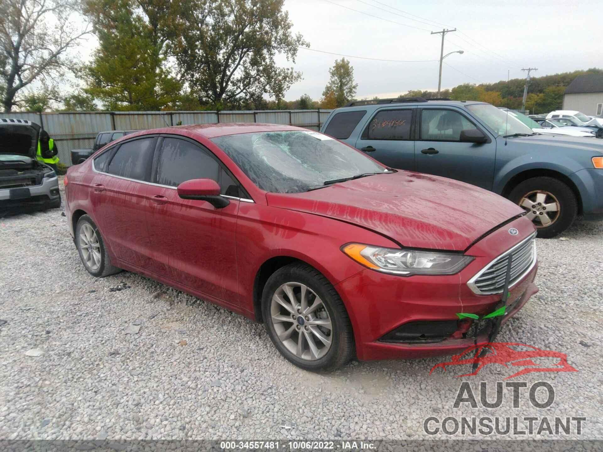 FORD FUSION 2017 - 3FA6P0H74HR220315