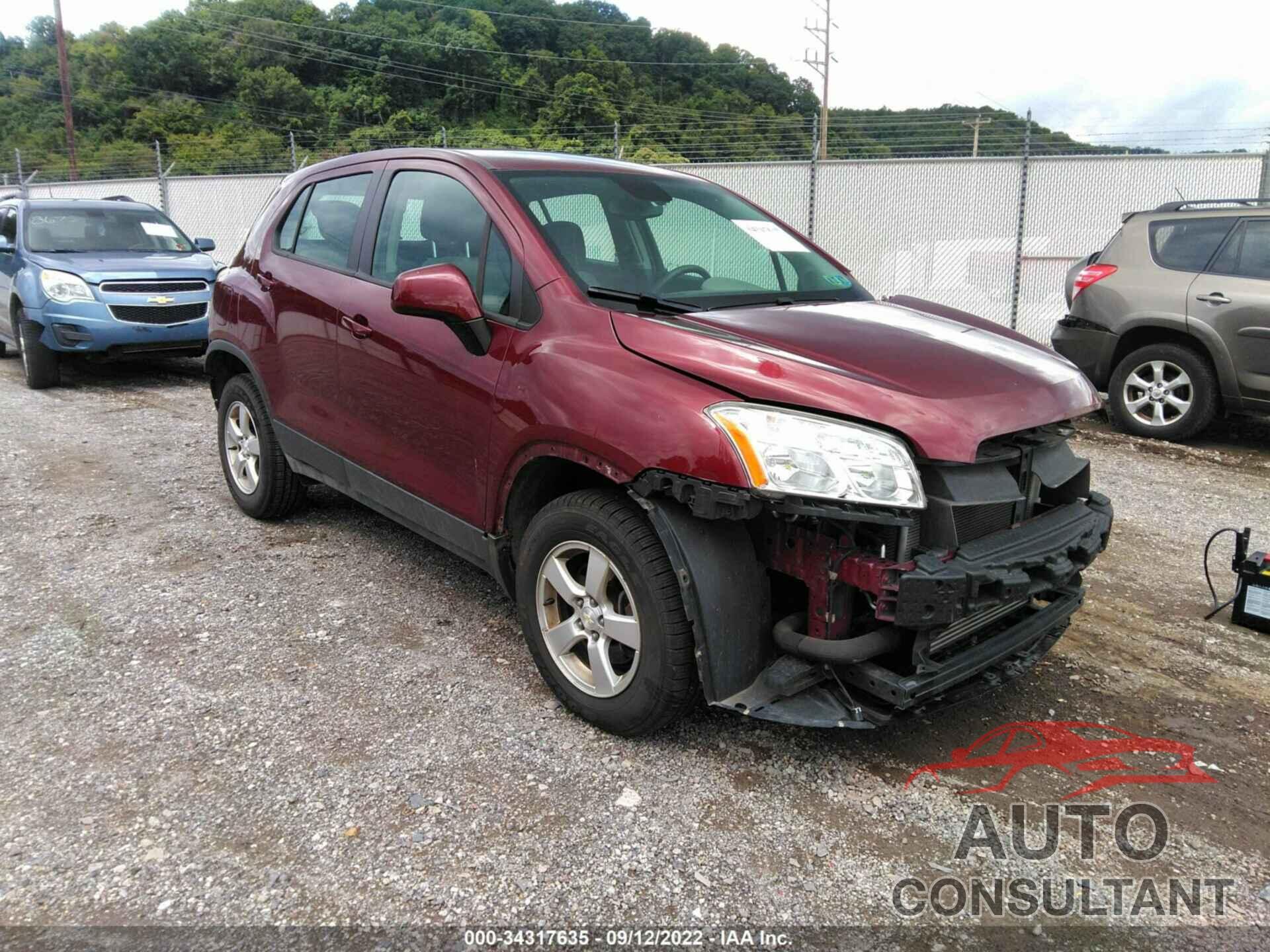 CHEVROLET TRAX 2016 - 3GNCJNSB0GL259100