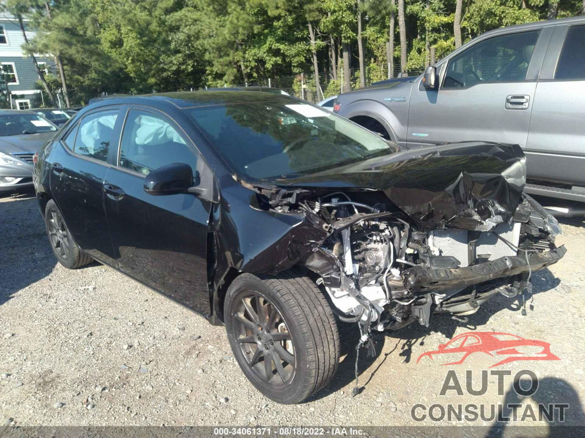 TOYOTA COROLLA 2016 - 2T1BURHEXGC744416