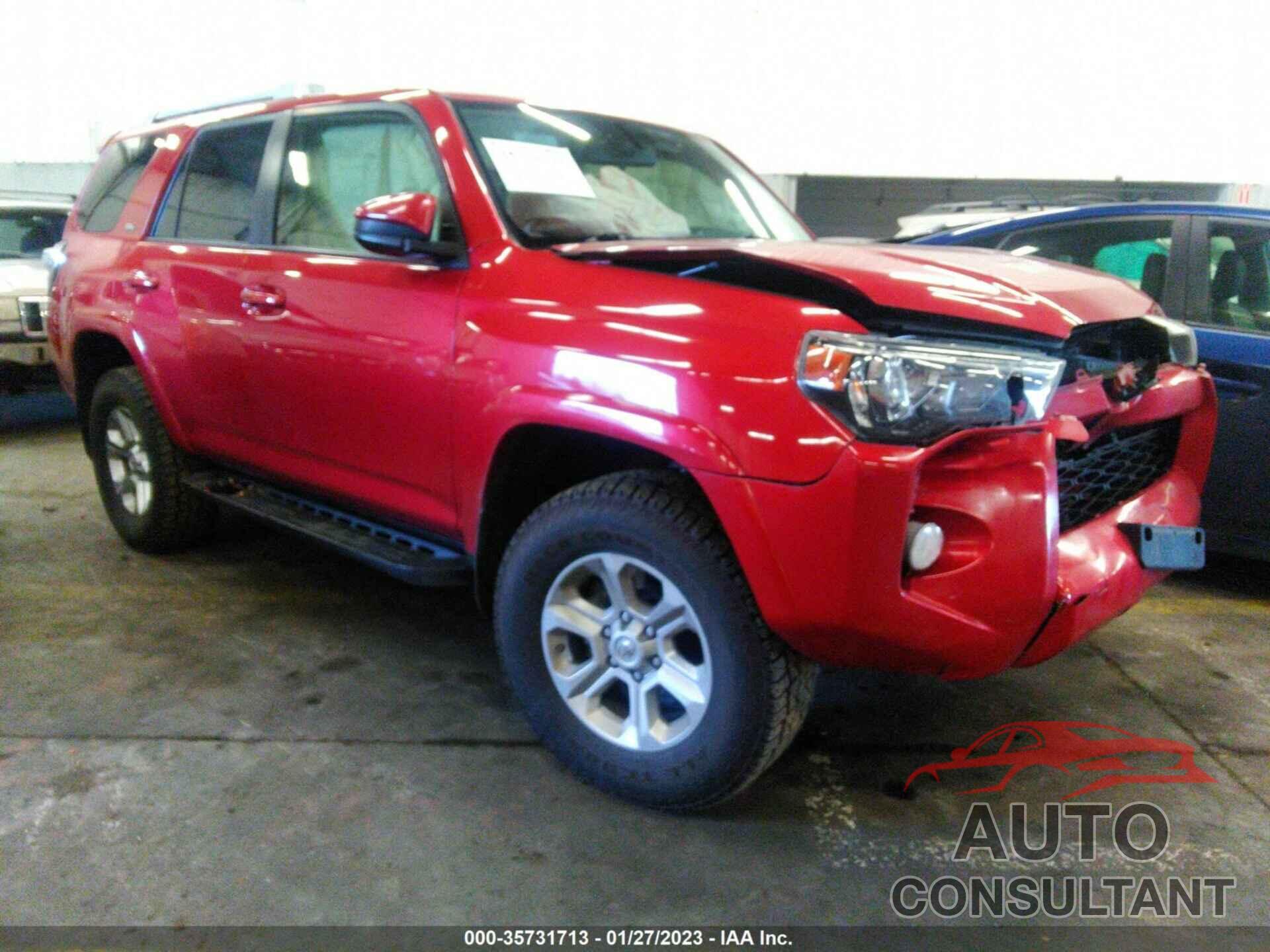 TOYOTA 4RUNNER 2017 - JTEBU5JR1H5460494