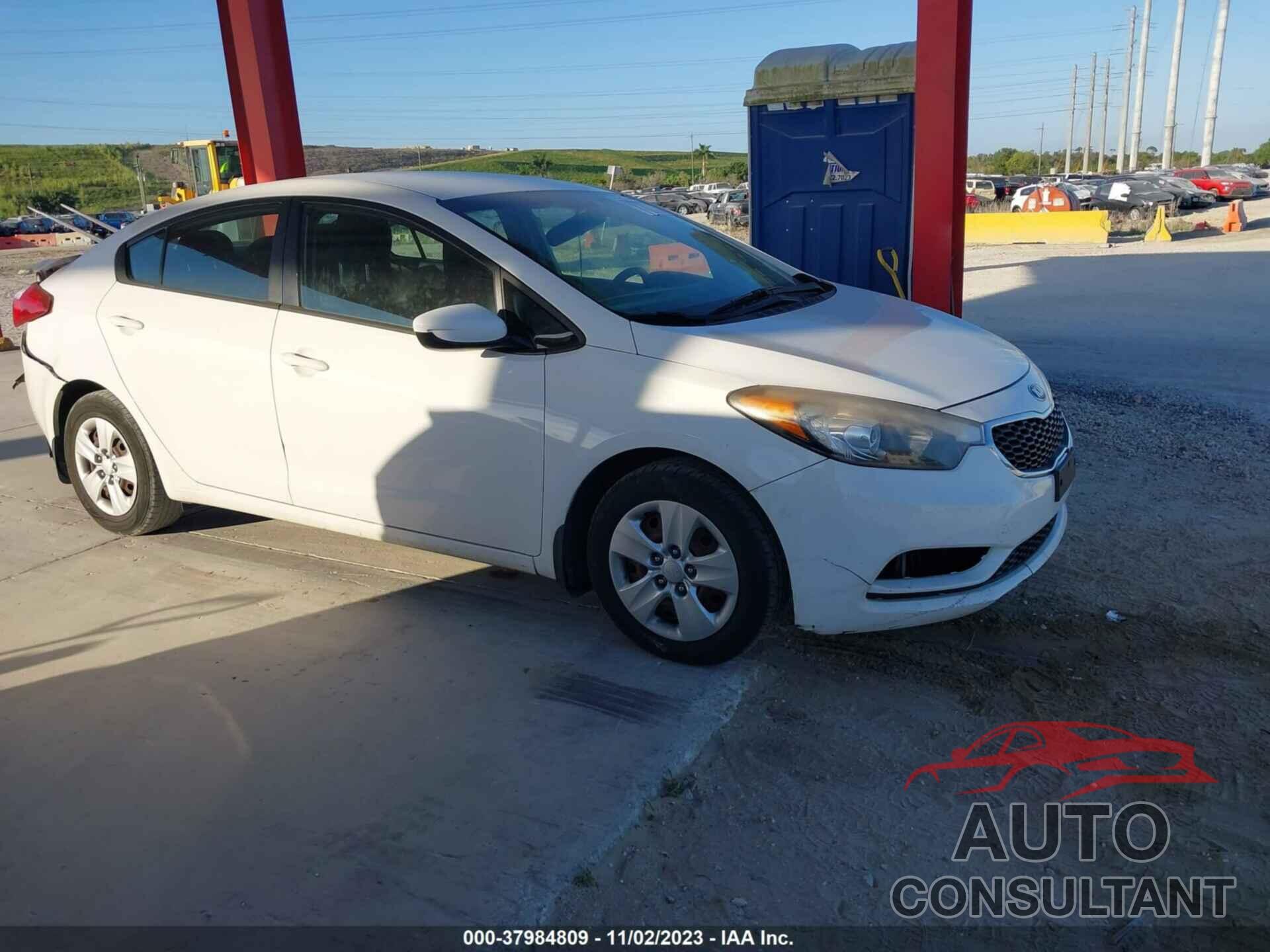 KIA FORTE 2016 - KNAFK4A62G5486125