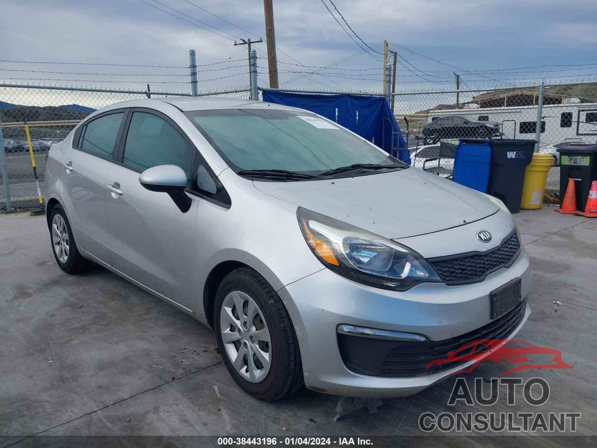 KIA RIO 2017 - KNADM4A34H6026872