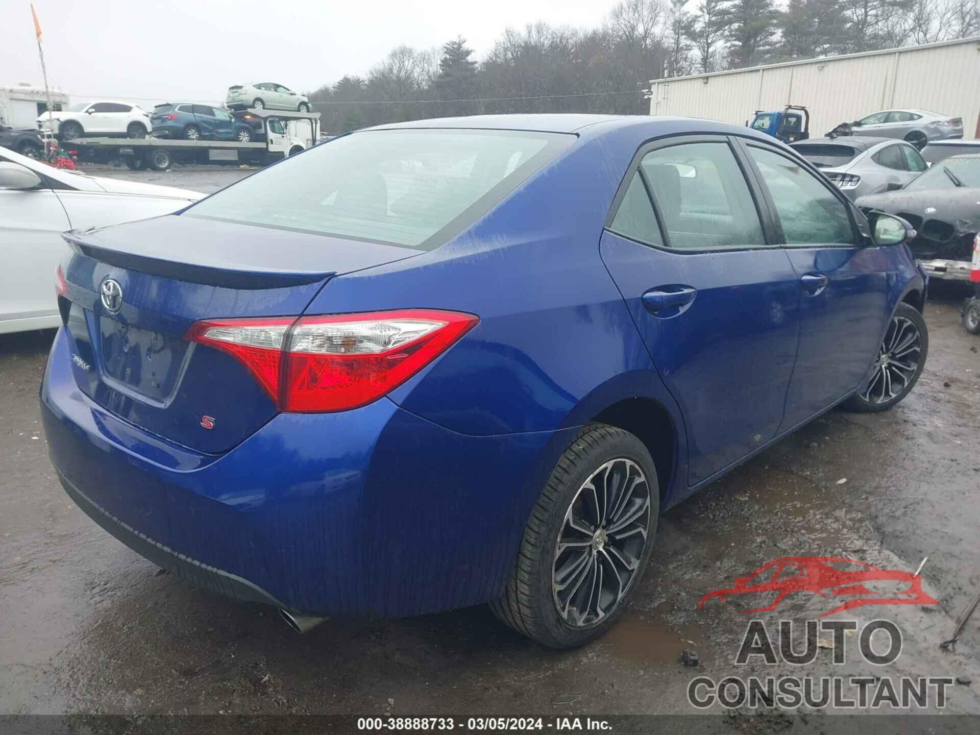 TOYOTA COROLLA 2016 - 2T1BURHE4GC556457