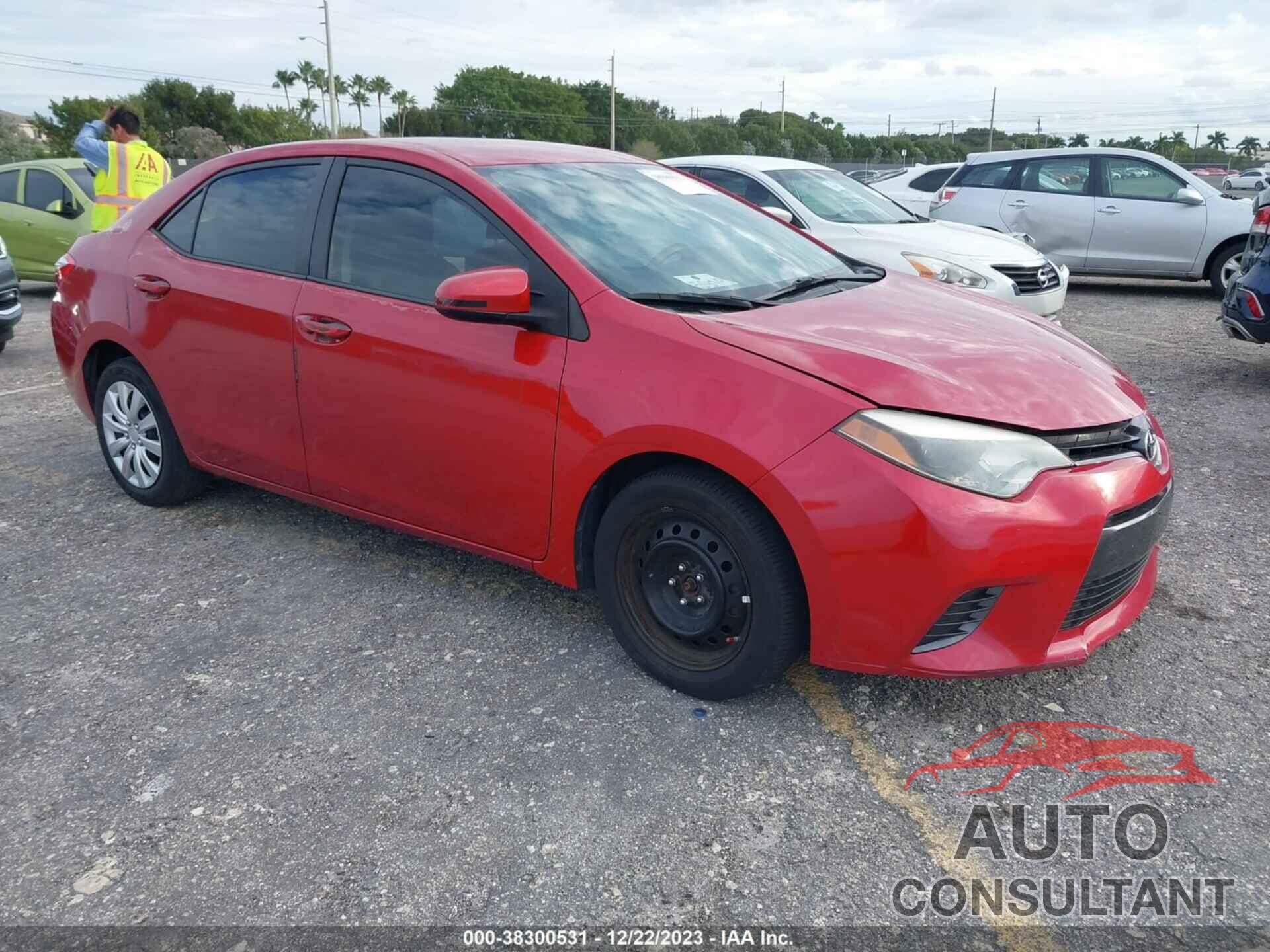 TOYOTA COROLLA 2016 - 2T1BURHE4GC565241