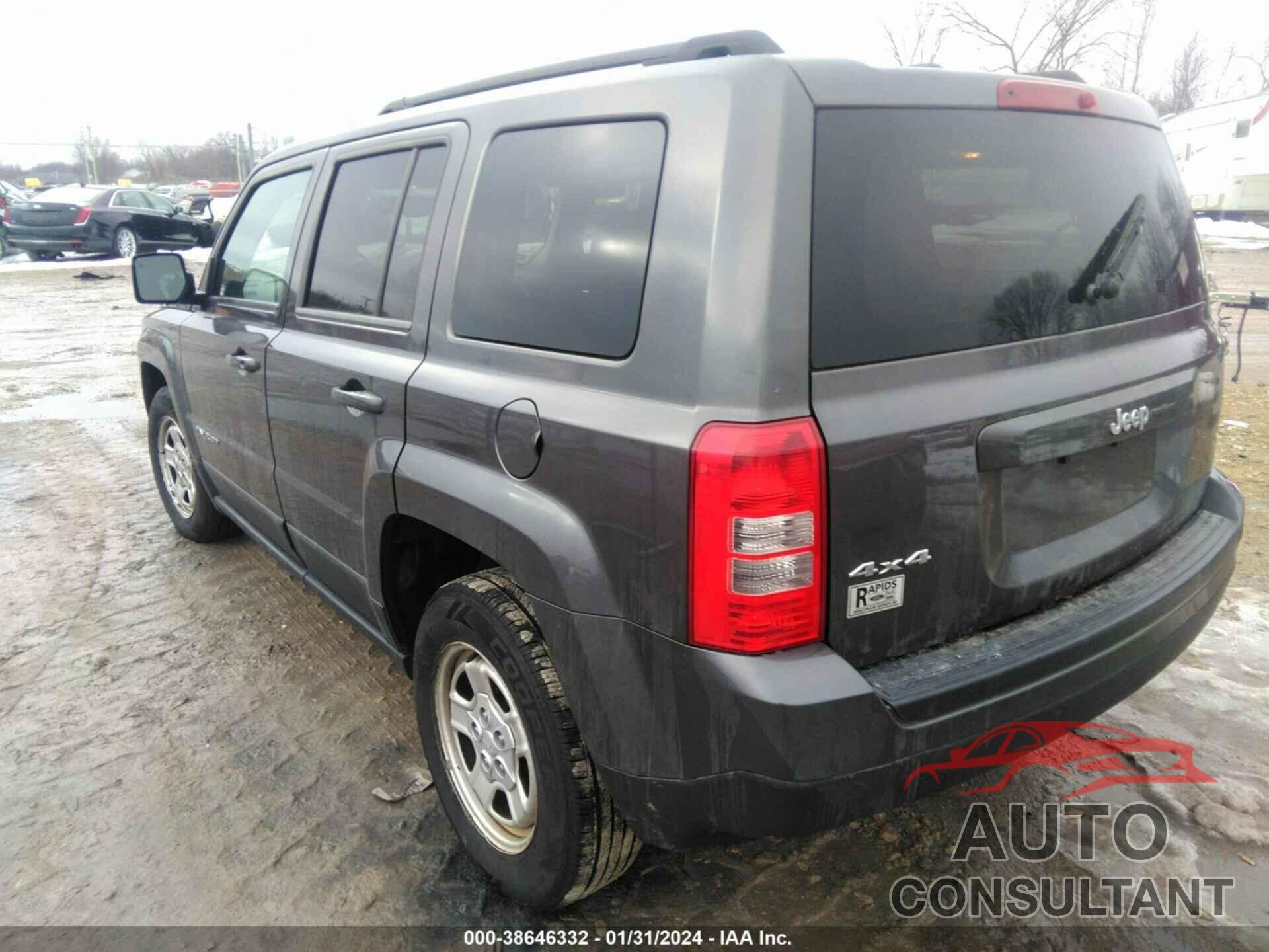 JEEP PATRIOT 2017 - 1C4NJRBB9HD196210