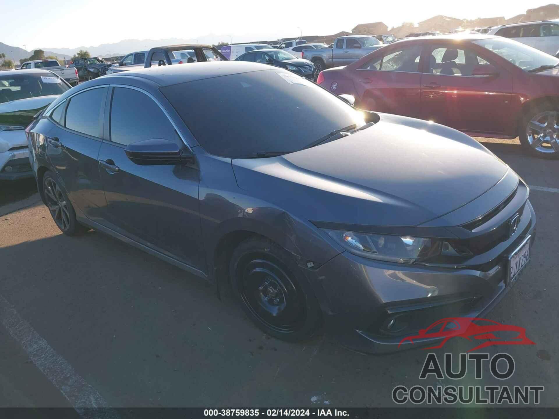 HONDA CIVIC 2019 - 2HGFC2F80KH520984