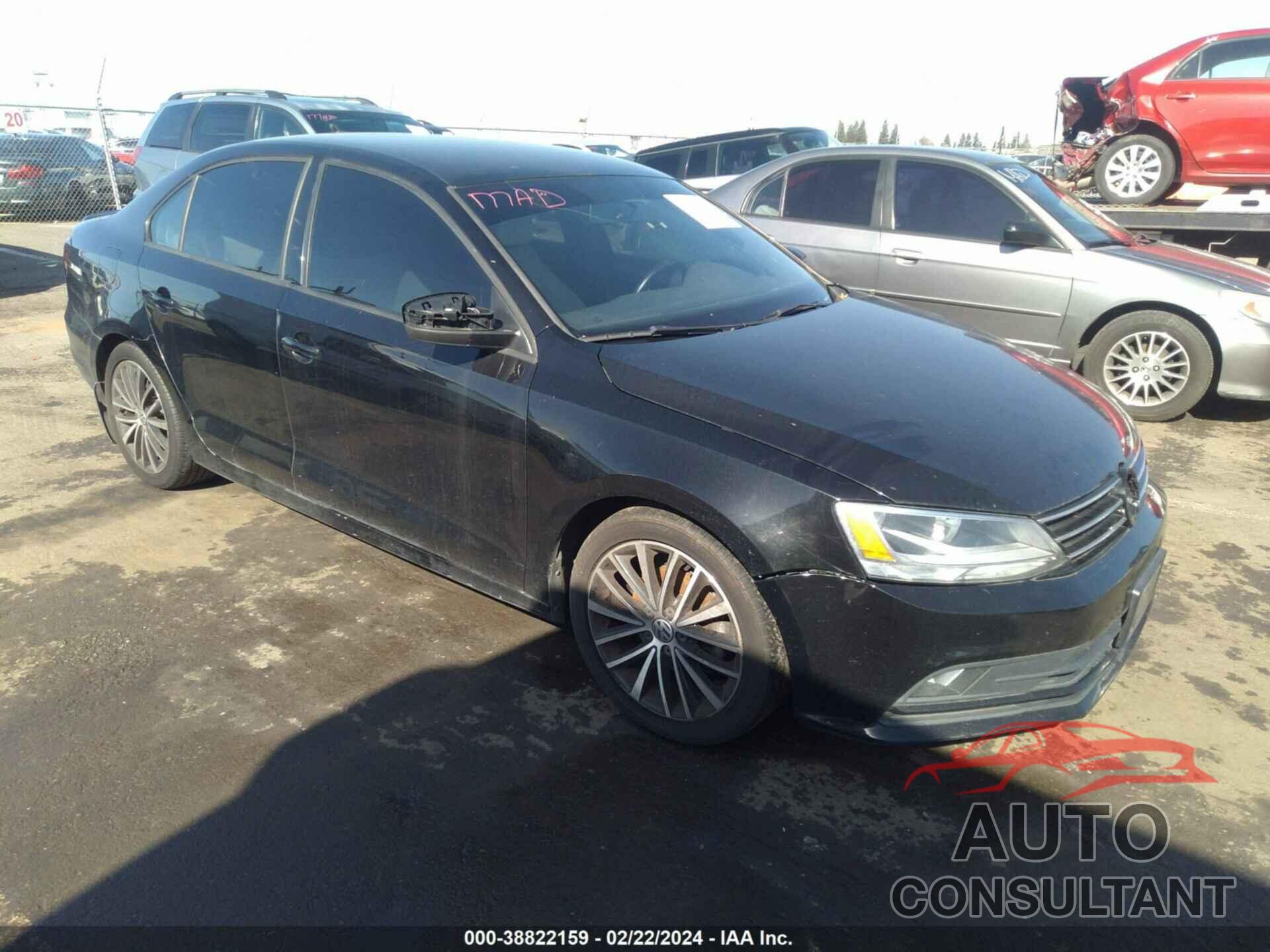 VOLKSWAGEN JETTA 2016 - 3VWB17AJ3GM219531