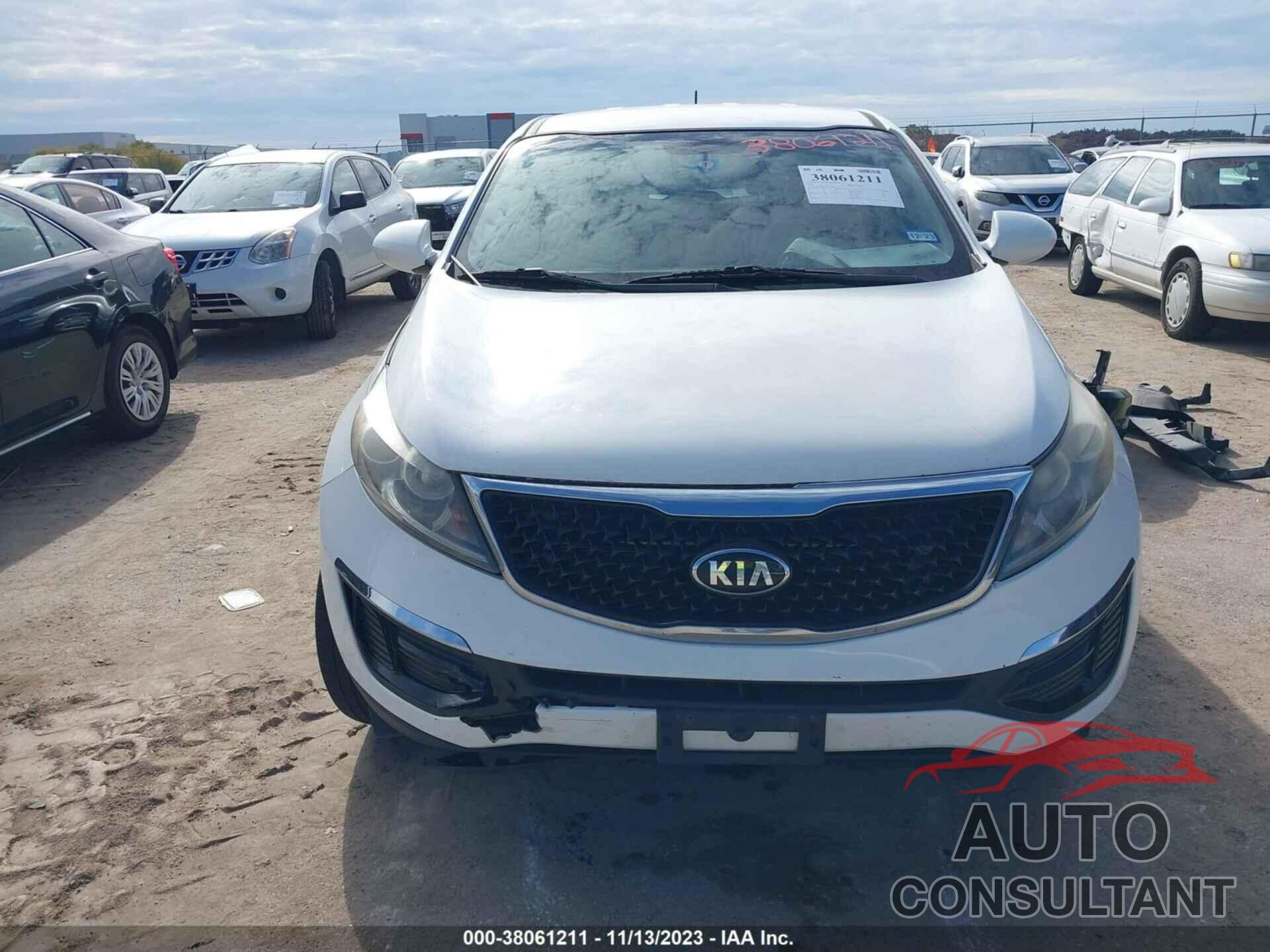 KIA SPORTAGE 2016 - KNDPB3AC0G7823435