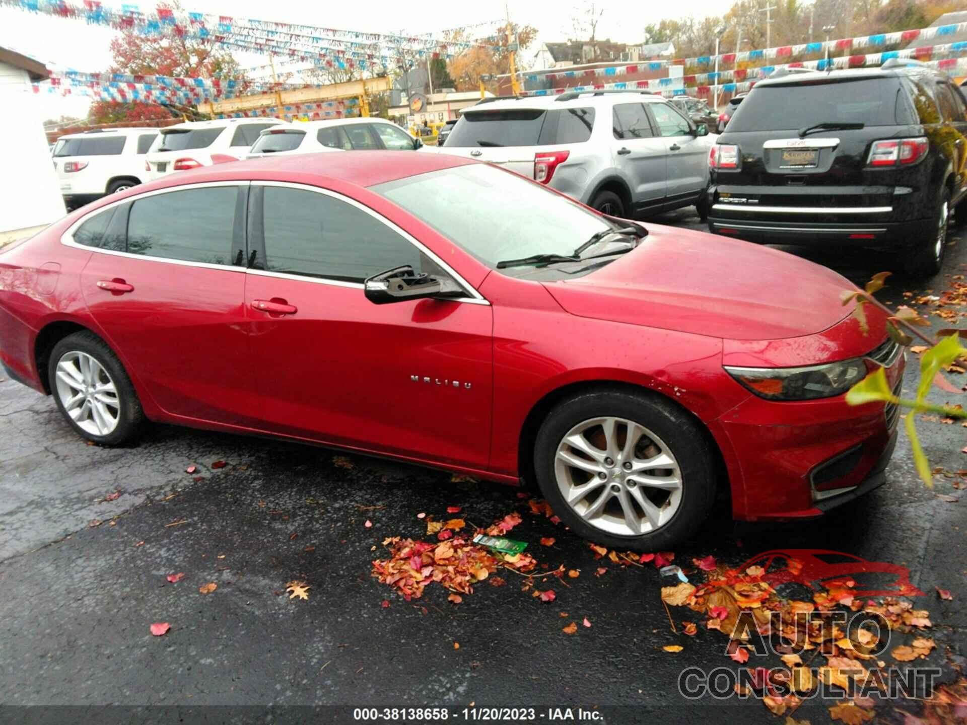 CHEVROLET MALIBU 2016 - 1G1ZE5ST3GF180555