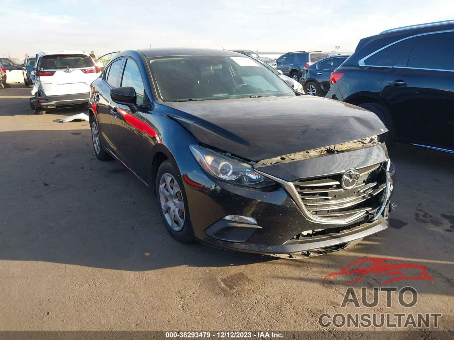 MAZDA MAZDA3 2015 - JM1BM1T72F1228323