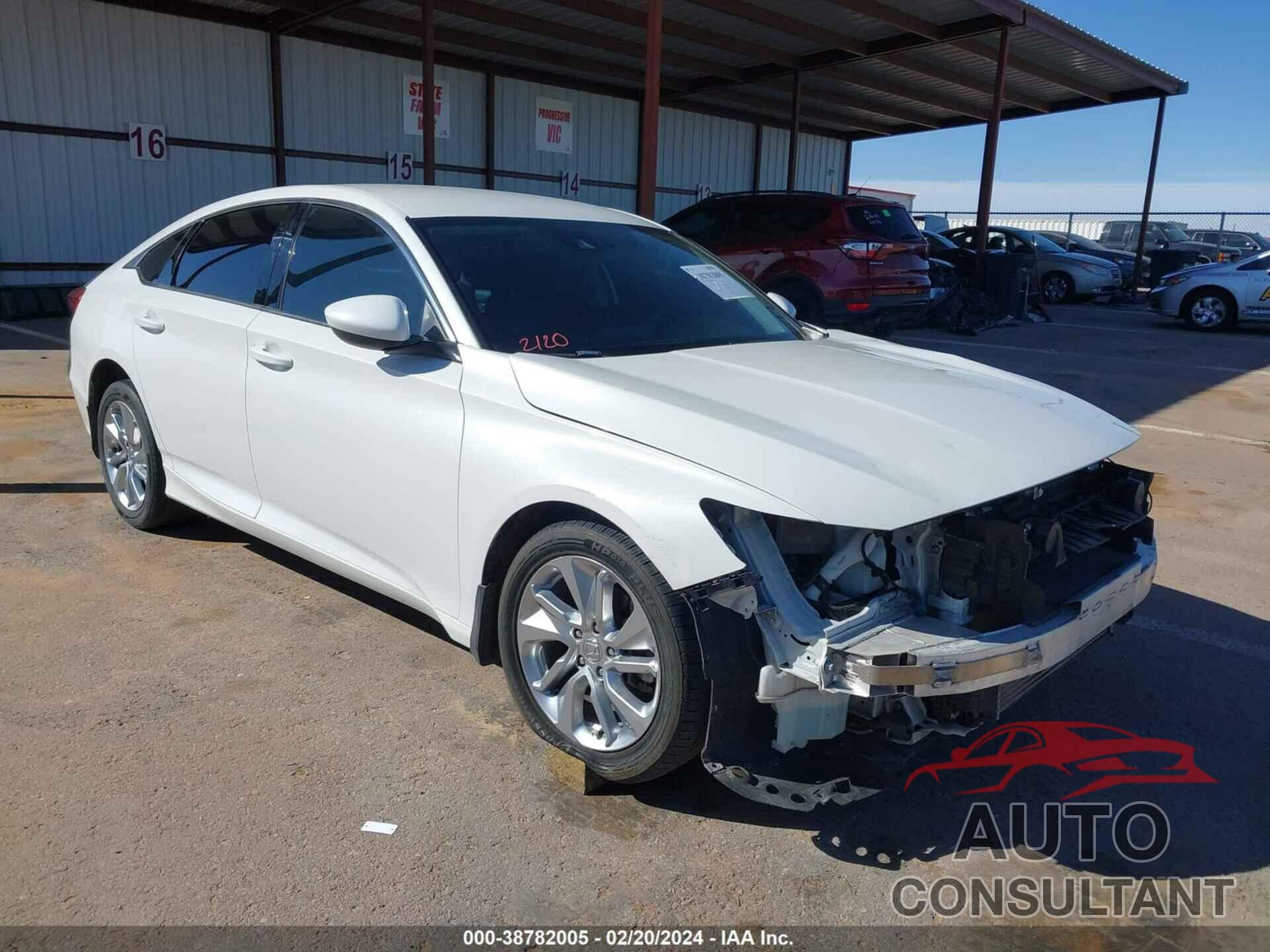 HONDA ACCORD 2018 - 1HGCV1F16JA125473