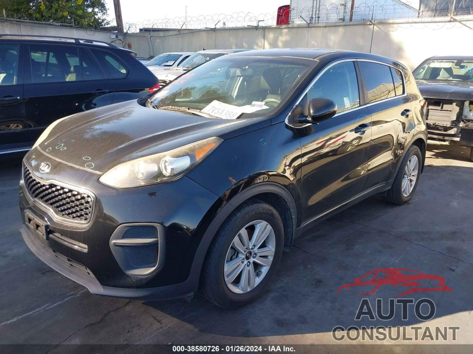 KIA SPORTAGE 2017 - KNDPM3AC9H7170793