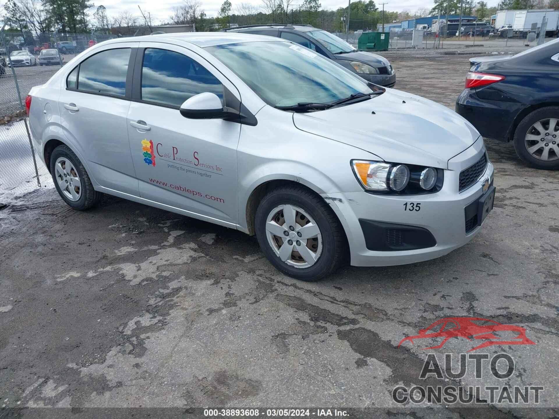 CHEVROLET SONIC 2016 - 1G1JA5SH8G4167106