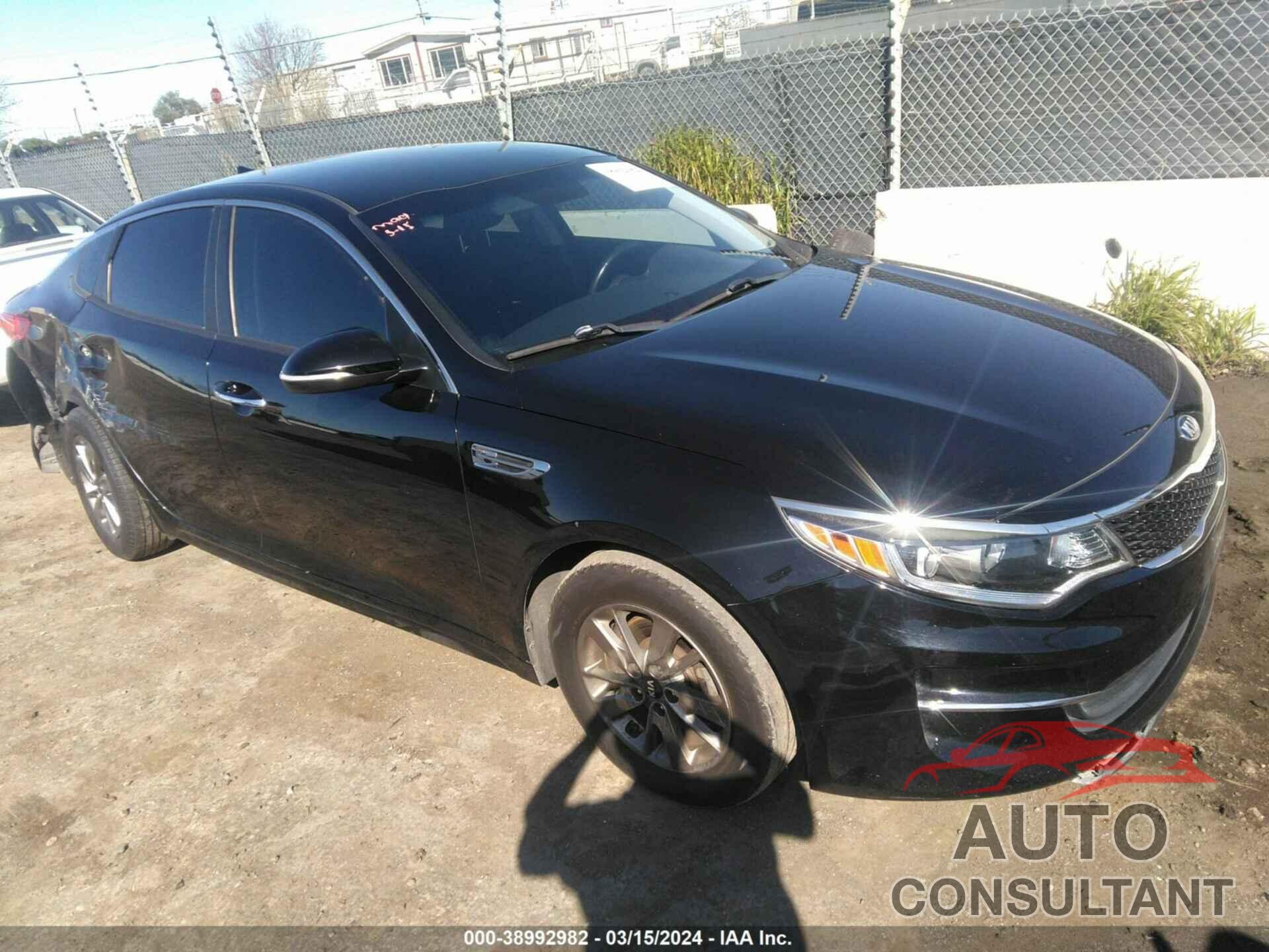 KIA OPTIMA 2016 - 5XXGT4L17GG056480