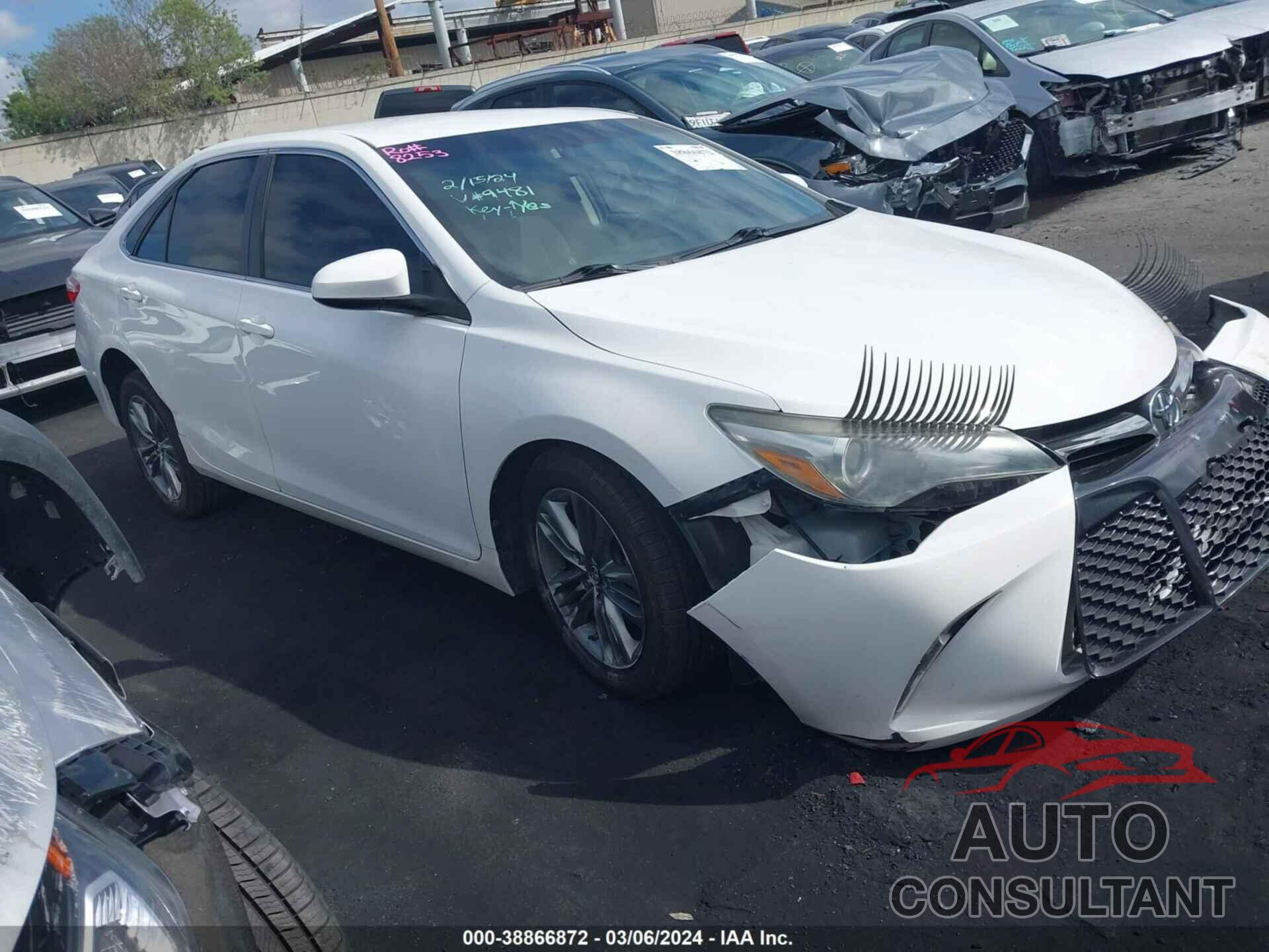 TOYOTA CAMRY 2017 - 4T1BF1FK7HU679481