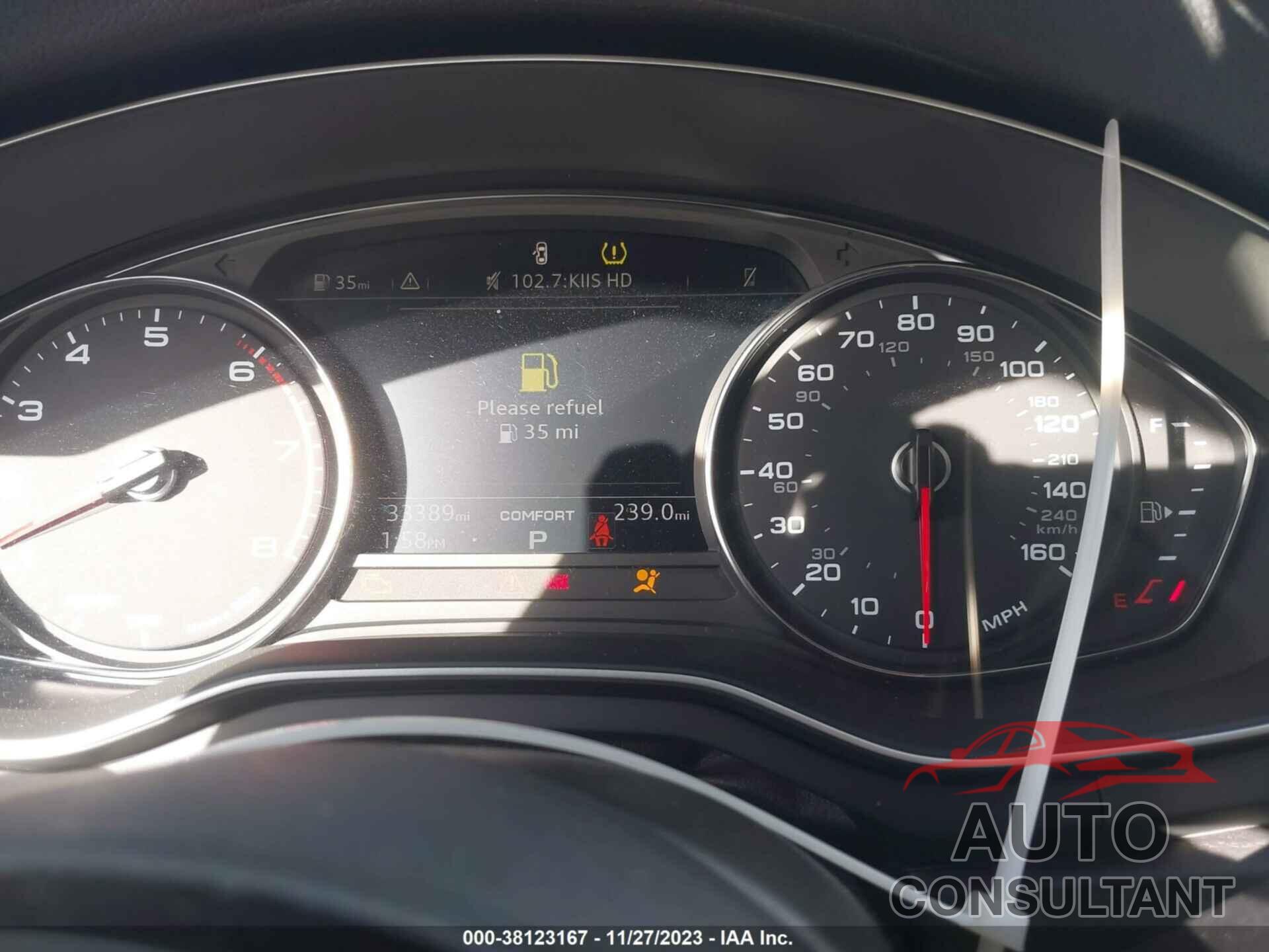 AUDI A5 2018 - WAUENCF51JA062883