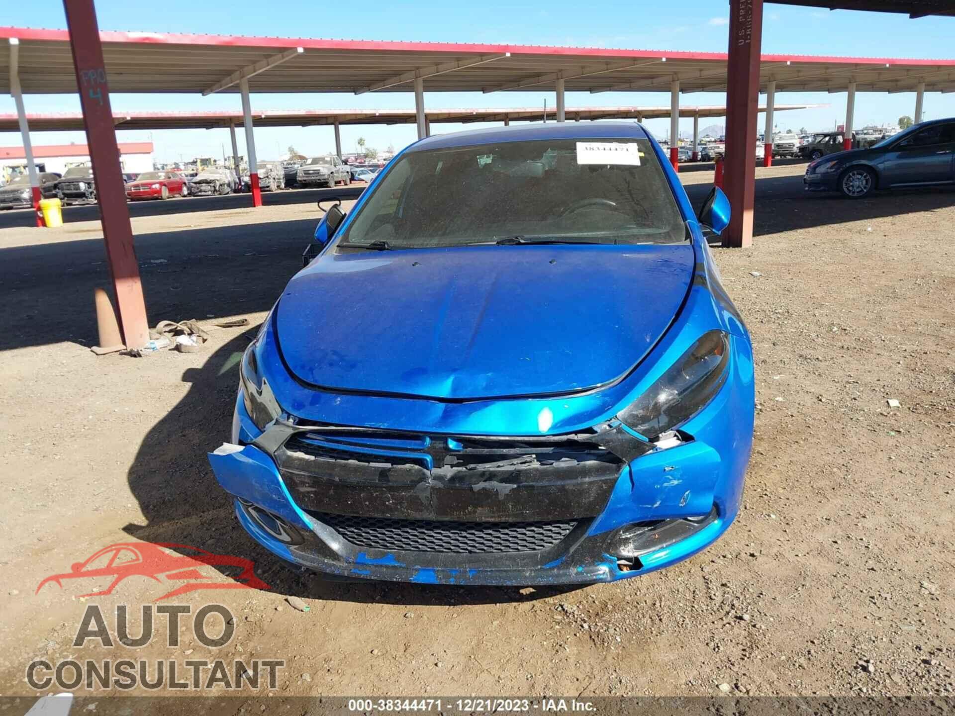 DODGE DART 2015 - 1C3CDFEBXFD286945