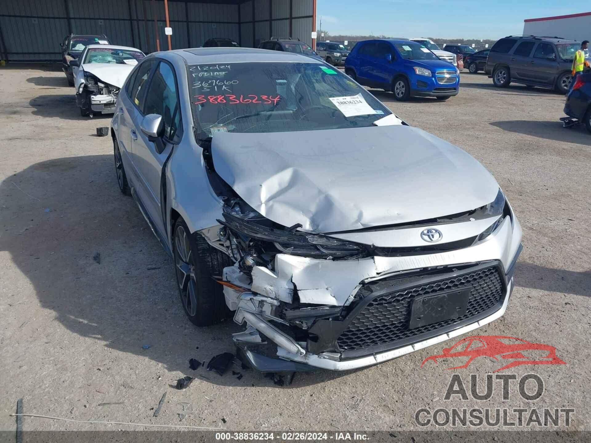 TOYOTA COROLLA 2022 - 5YFP4MCE9NP108275