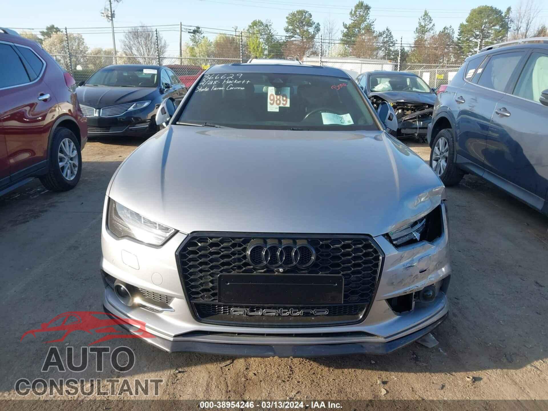 AUDI A7 2016 - WAUWGAFC9GN039273