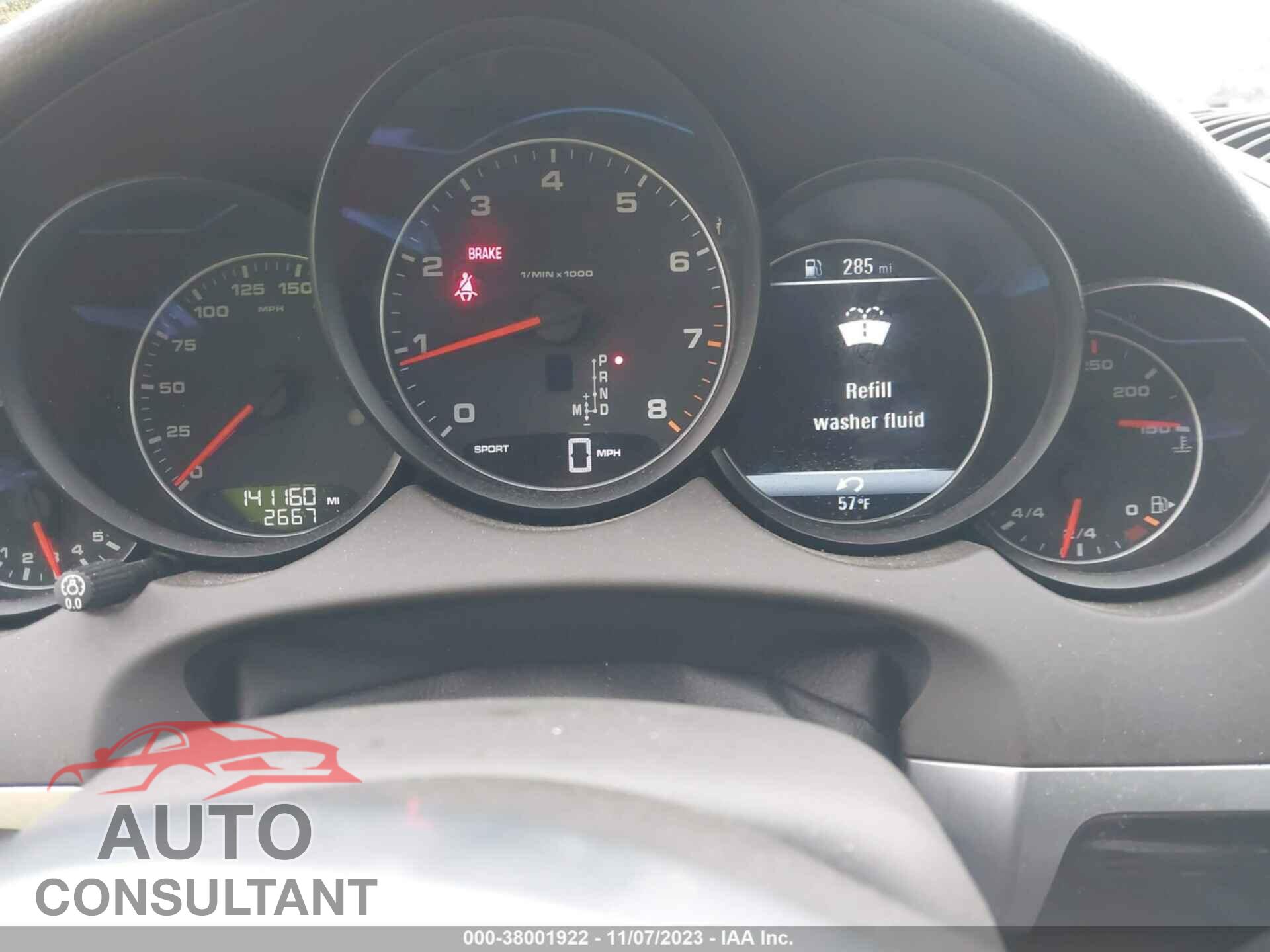 PORSCHE CAYENNE 2016 - WP1AA2A27GKA16058