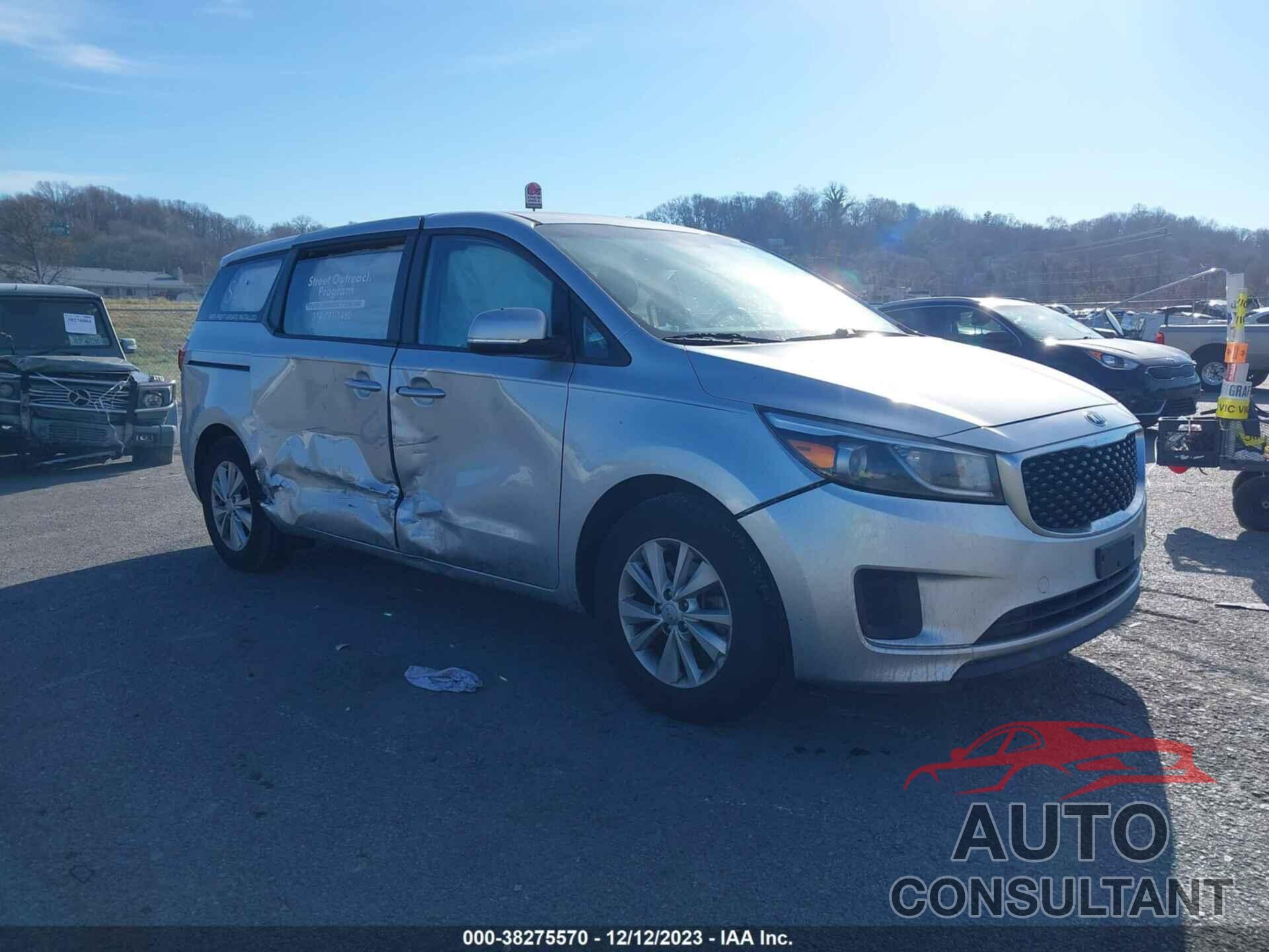 KIA SEDONA 2017 - KNDMA5C12H6258917