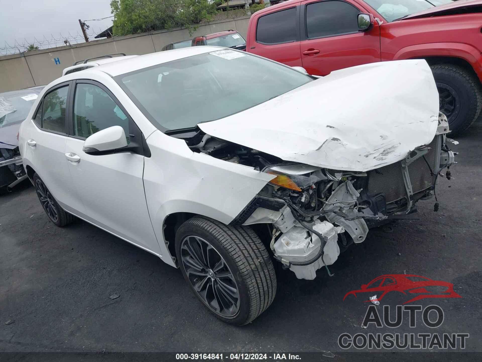 TOYOTA COROLLA 2016 - 5YFBURHE7GP399054