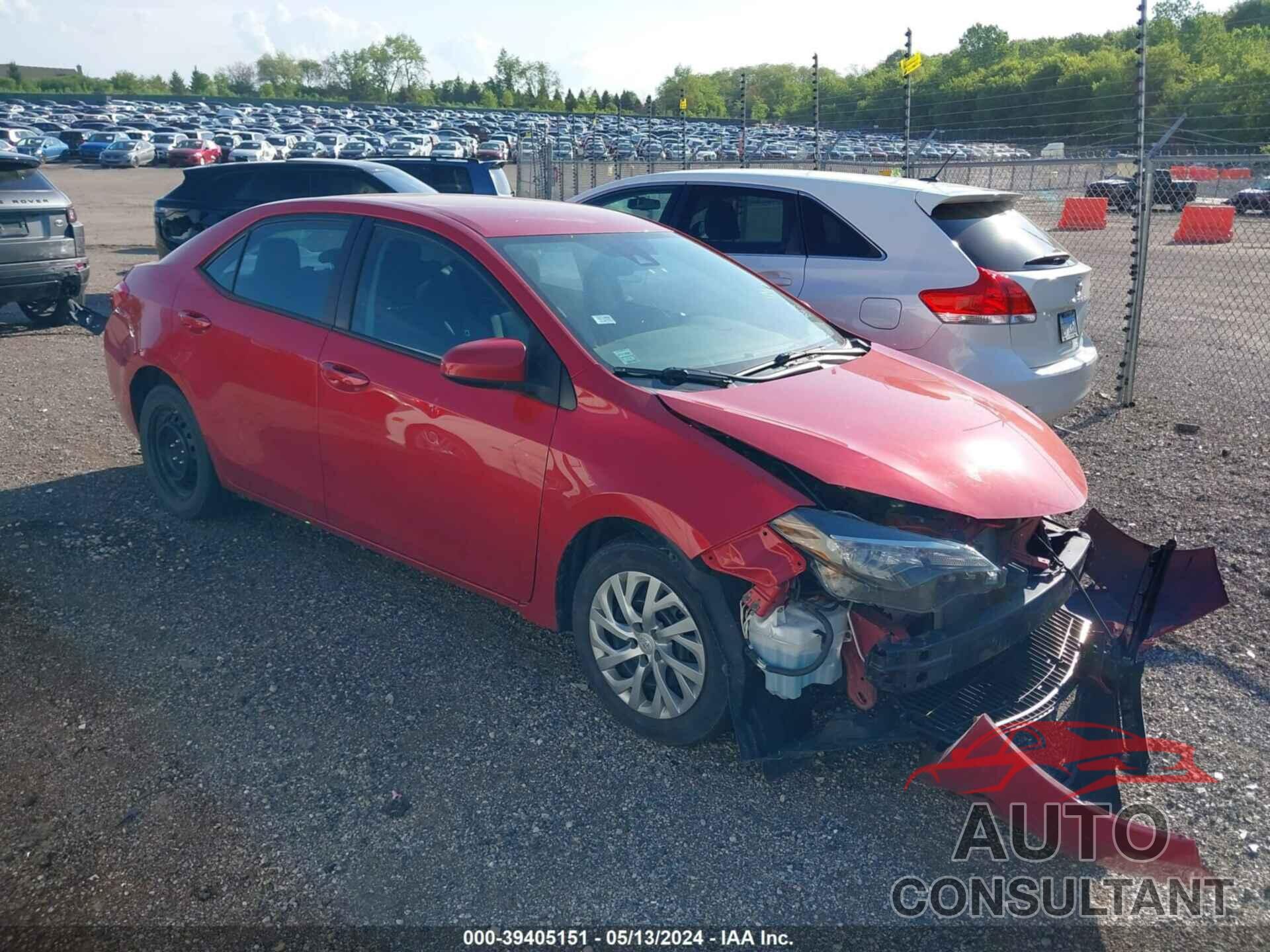 TOYOTA COROLLA 2018 - 2T1BURHE5JC009009