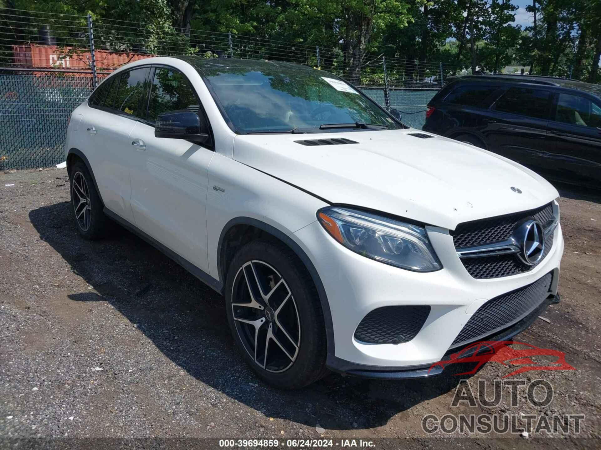 MERCEDES-BENZ AMG GLE 43 COUPE 2018 - 4JGED6EBXJA091731