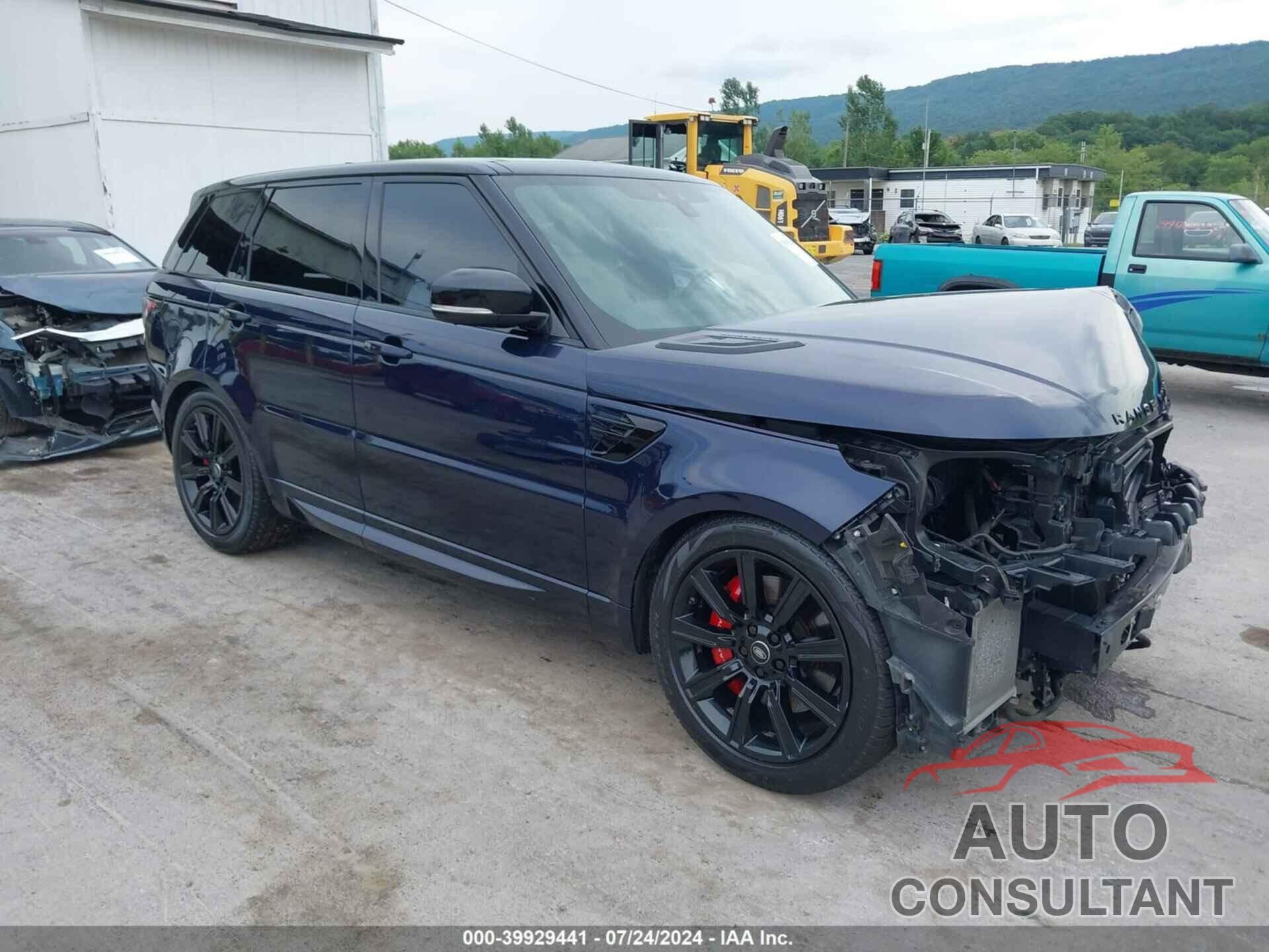 LAND ROVER RANGE ROVER SPORT 2019 - SALWV2SV1KA850399